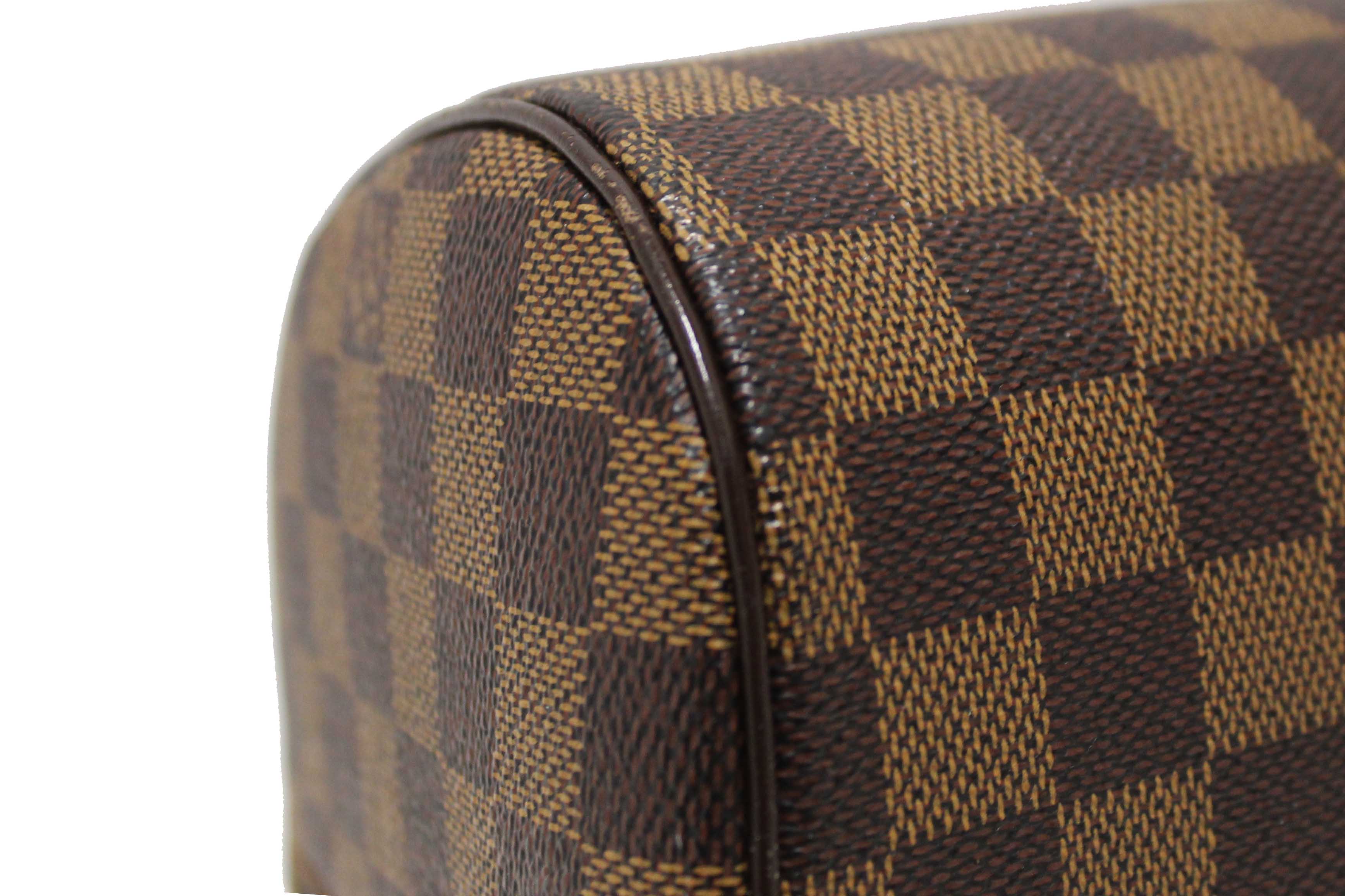 Authentic Louis Vuitton Damier Ebene Canvas Ribera MM Handbag