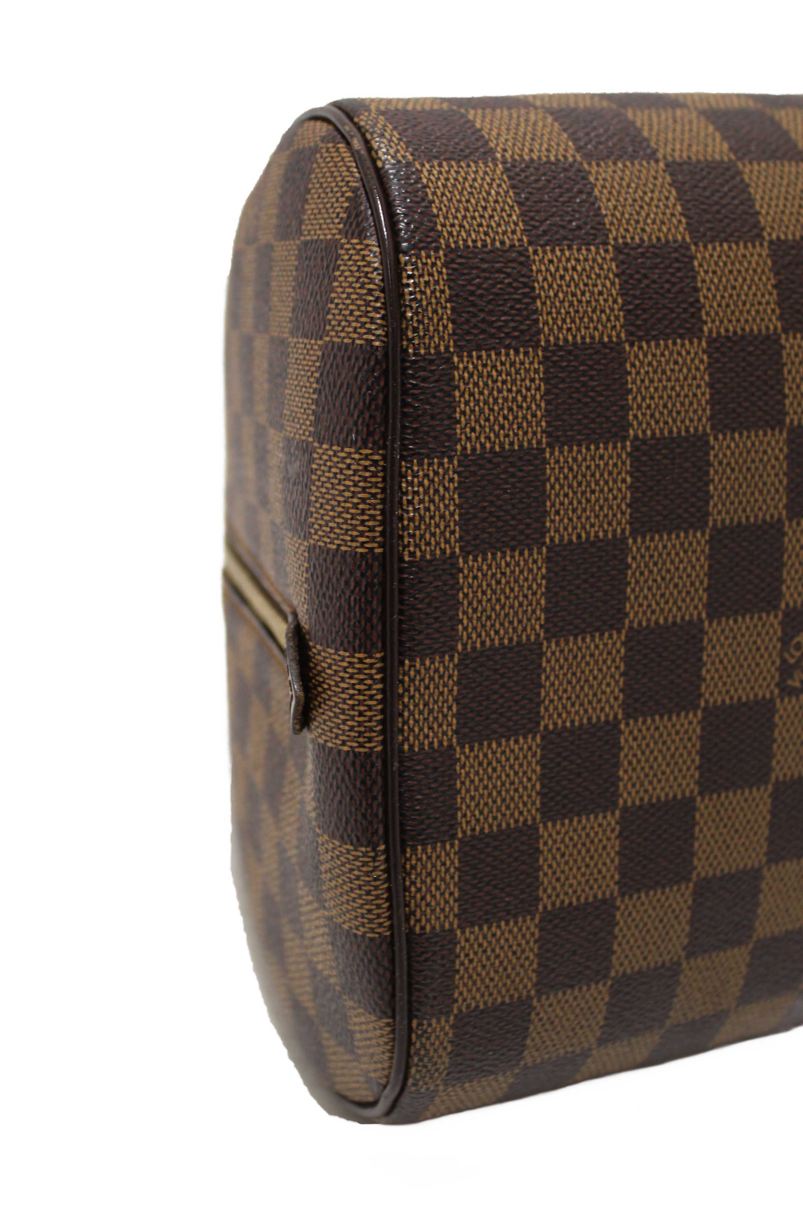 Authentic Louis Vuitton Damier Ebene Canvas Ribera MM Handbag