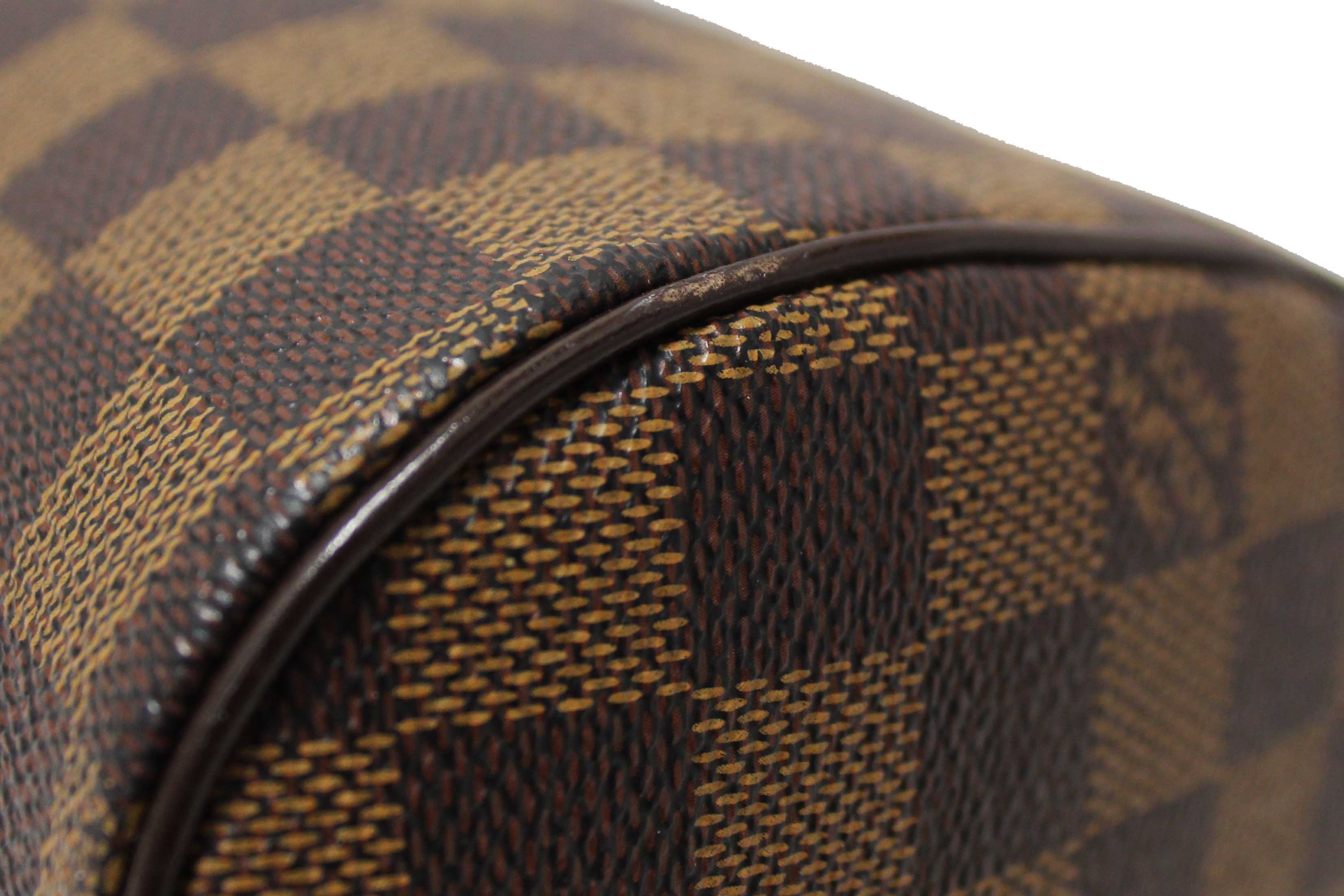 Authentic Louis Vuitton Damier Ebene Canvas Ribera MM Handbag