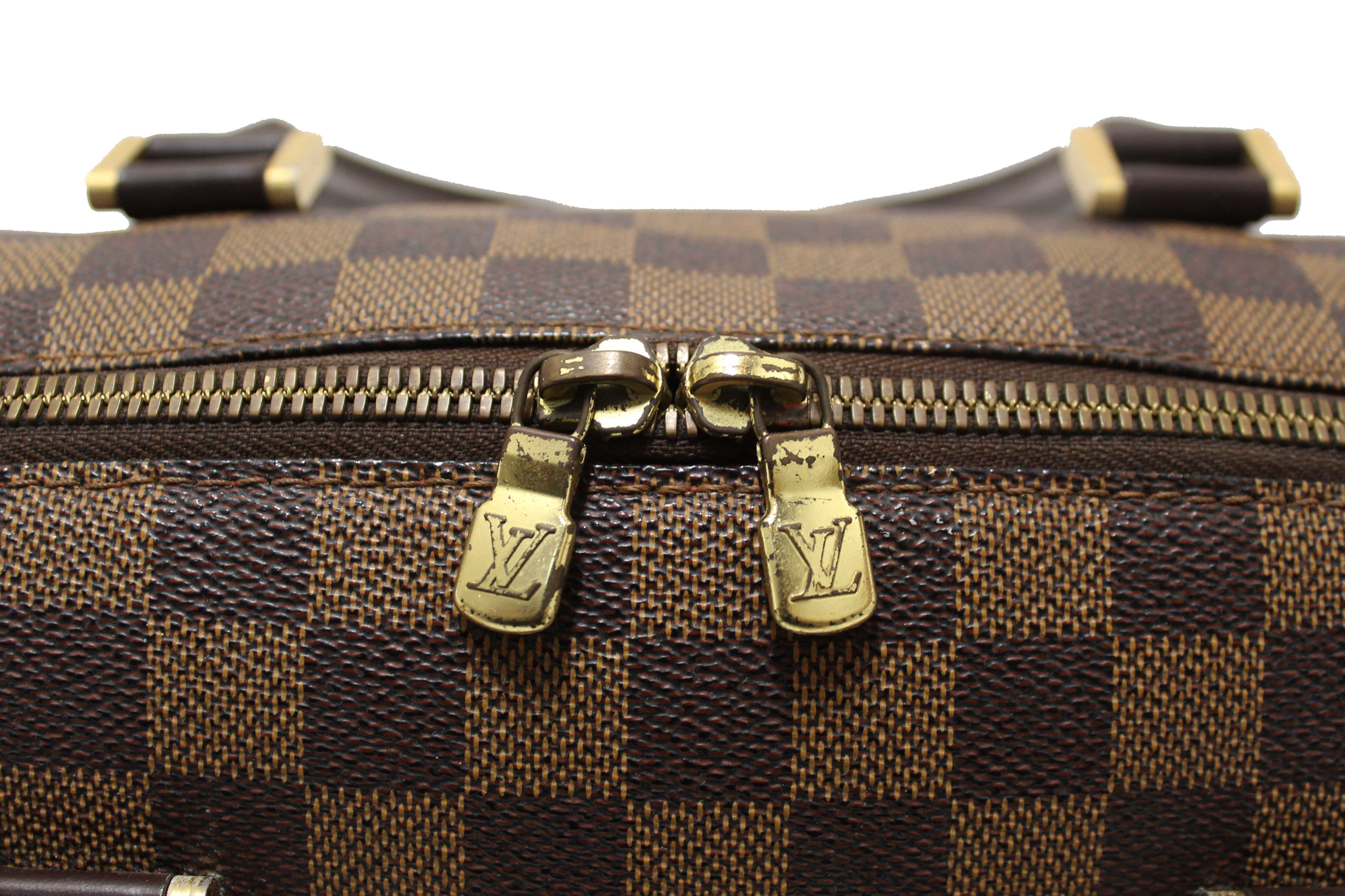 Authentic Louis Vuitton Damier Ebene Canvas Ribera MM Handbag