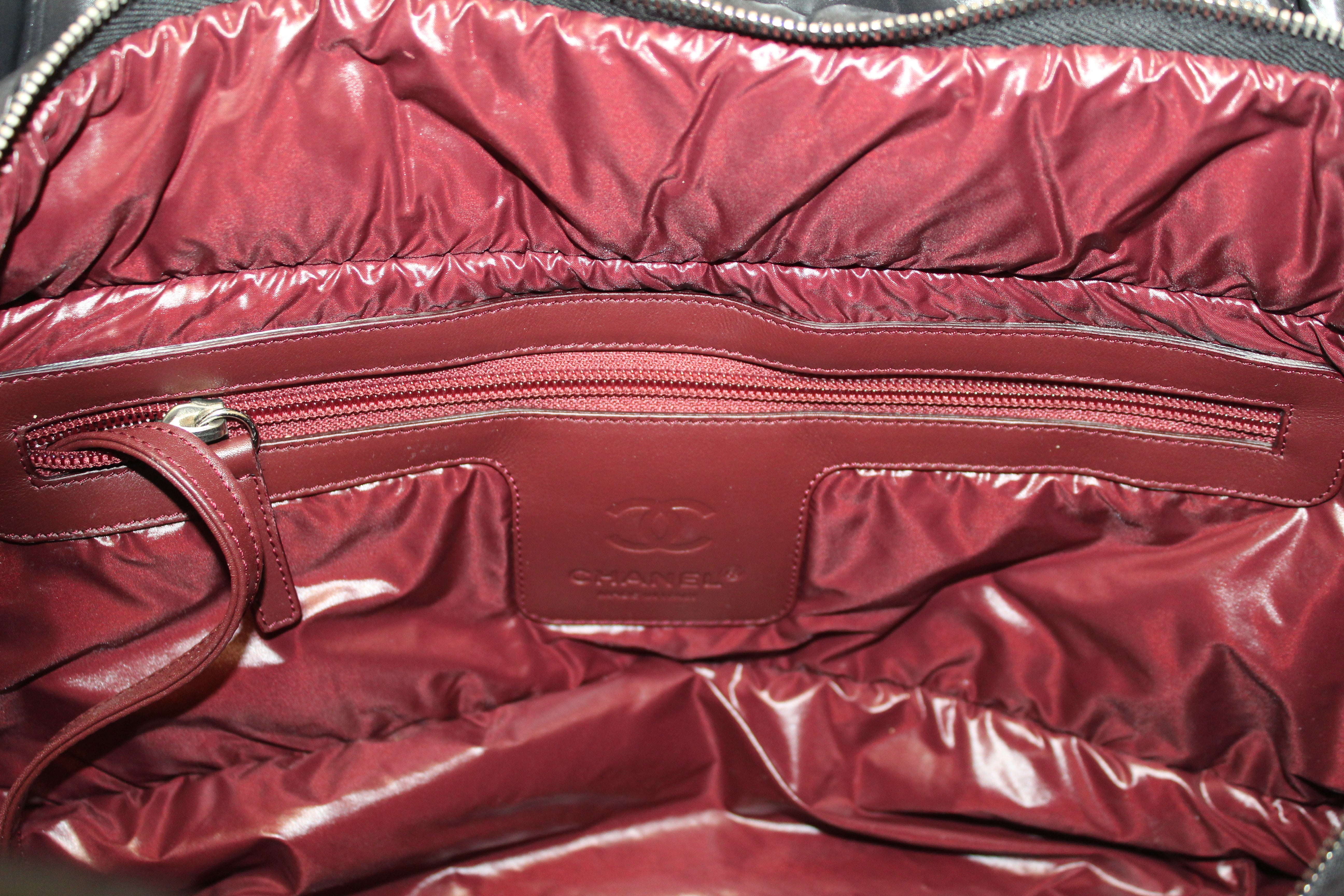 nylon chanel backpack bag