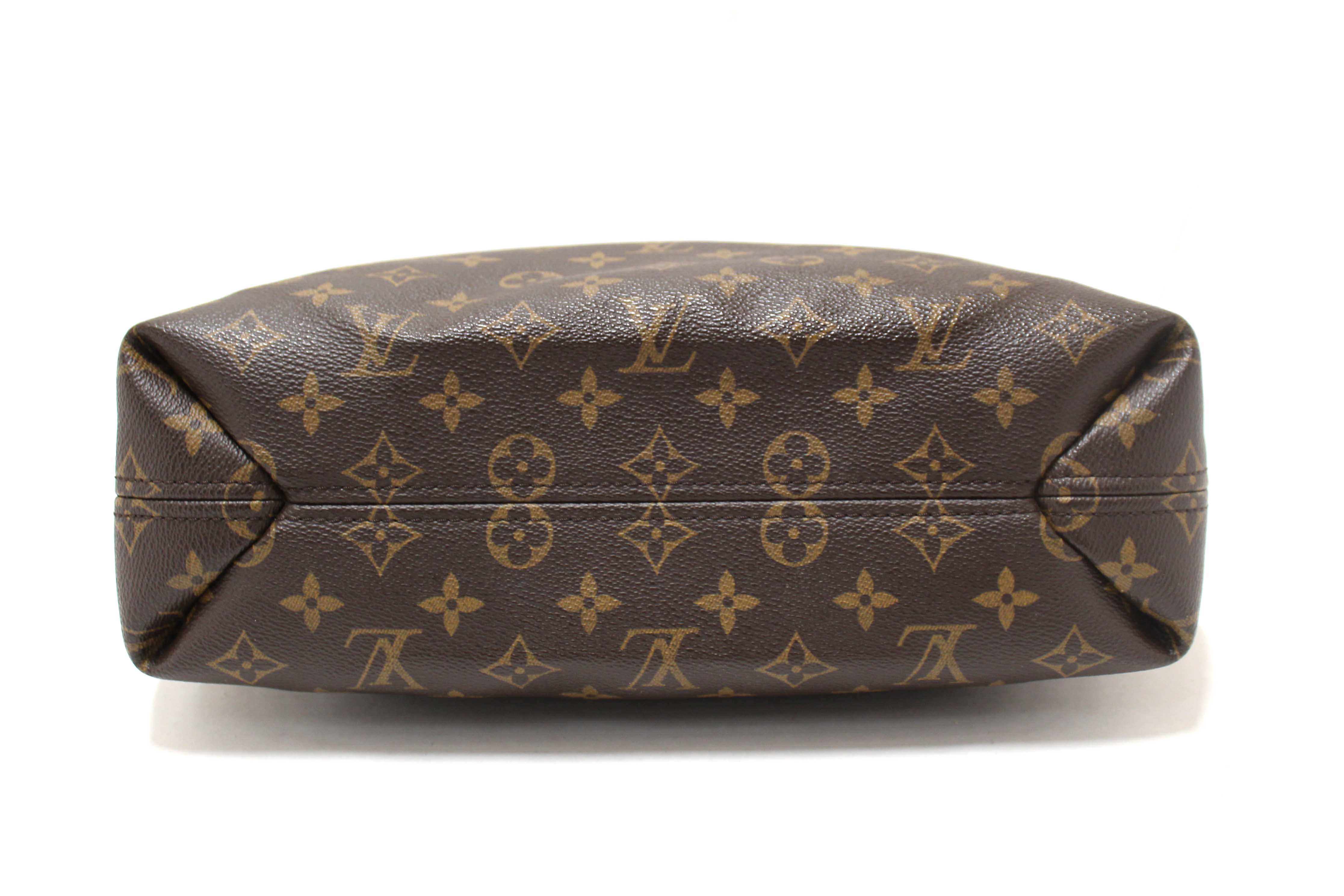 Authentic Louis Vuitton Classic Monogram Canvas Sully PM Hobo Bag