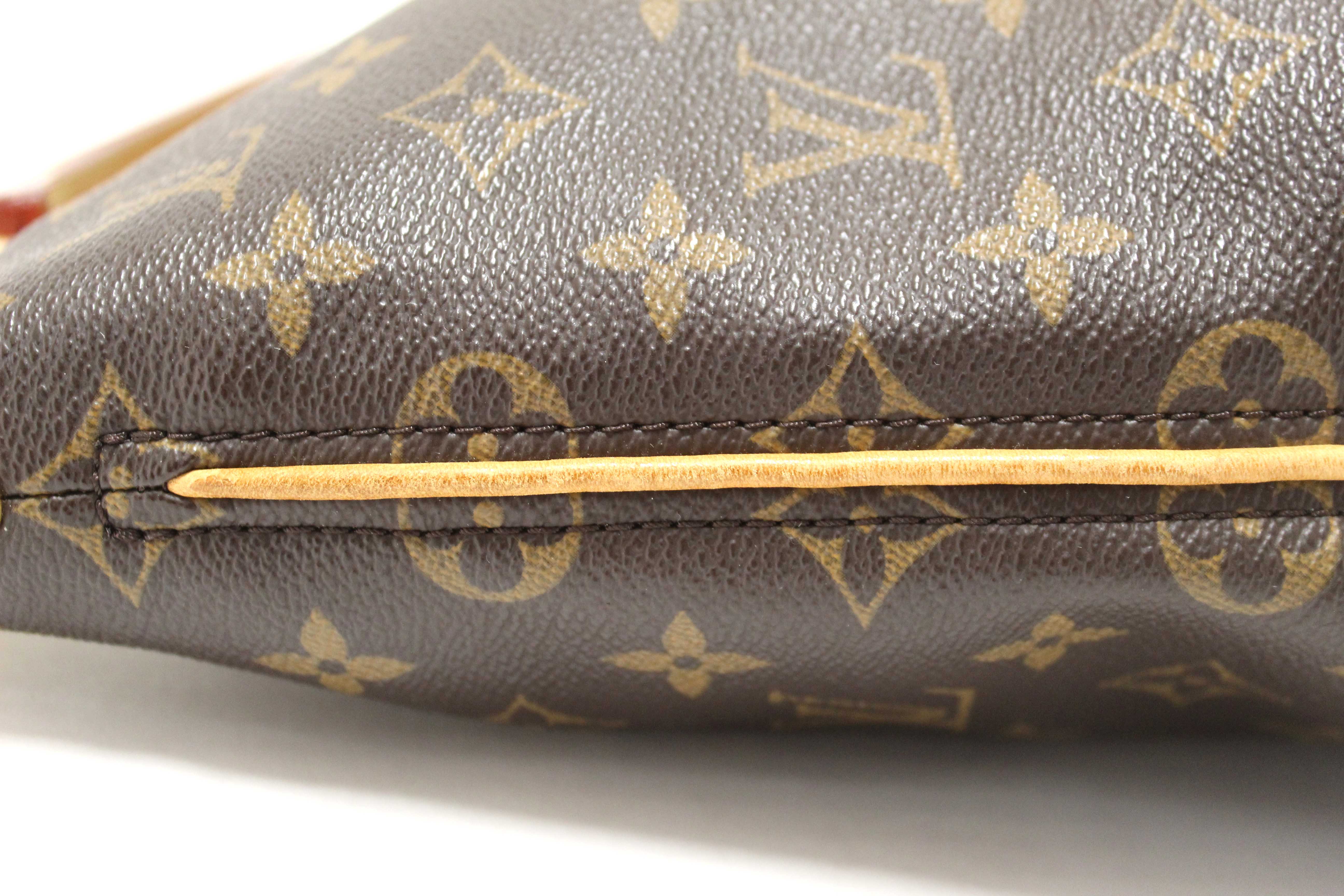 Authentic Louis Vuitton Classic Monogram Canvas Sully PM Hobo Bag