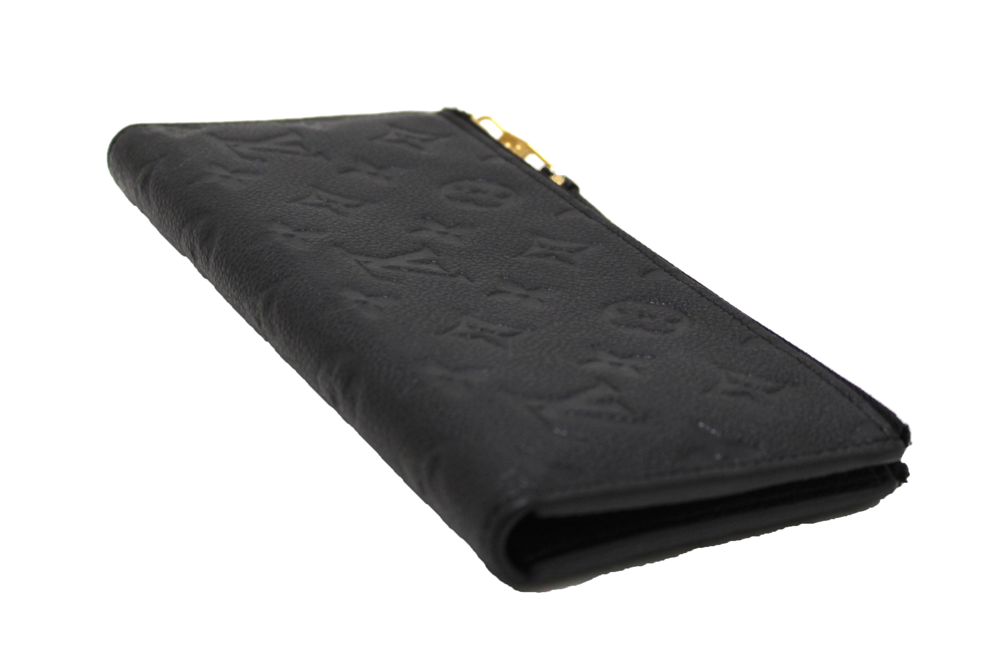 Authentic Louis Vuitton Black Monogram Empreinte Leather Adele