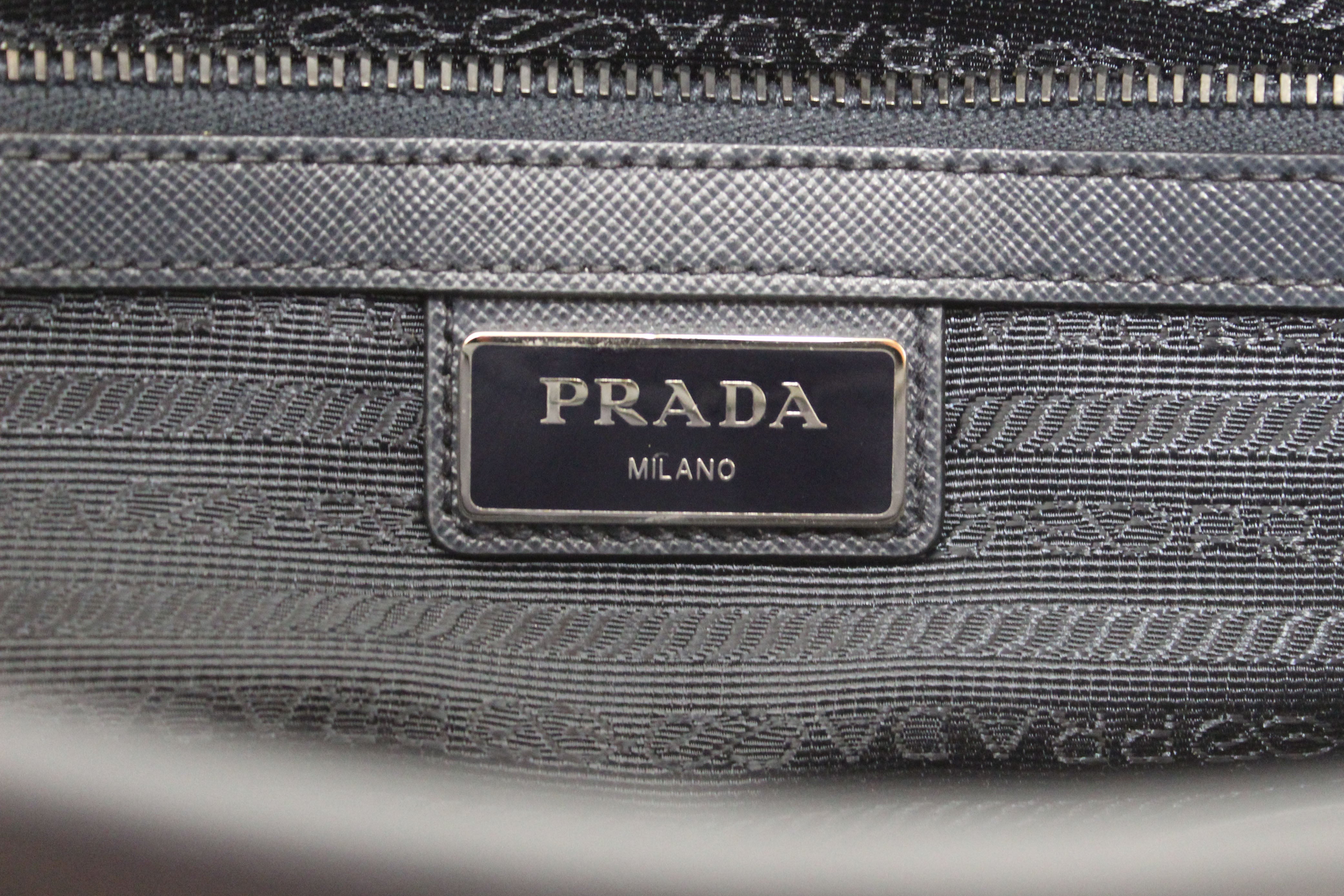 Authentic Prada Navy Blue Re-Nylon Messenger Bag