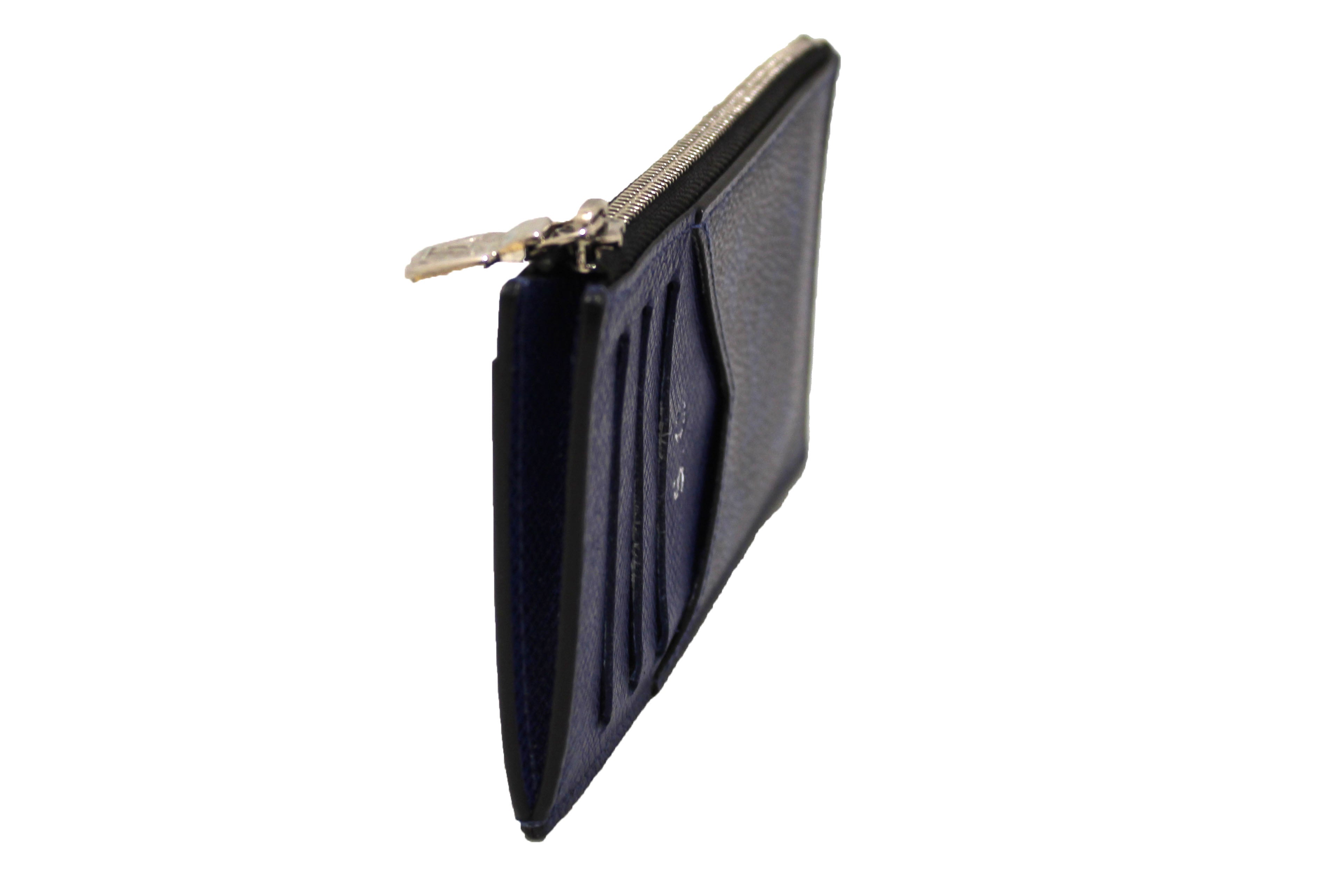 Louis Vuitton Taiga Leather Card Holder Wallet Case