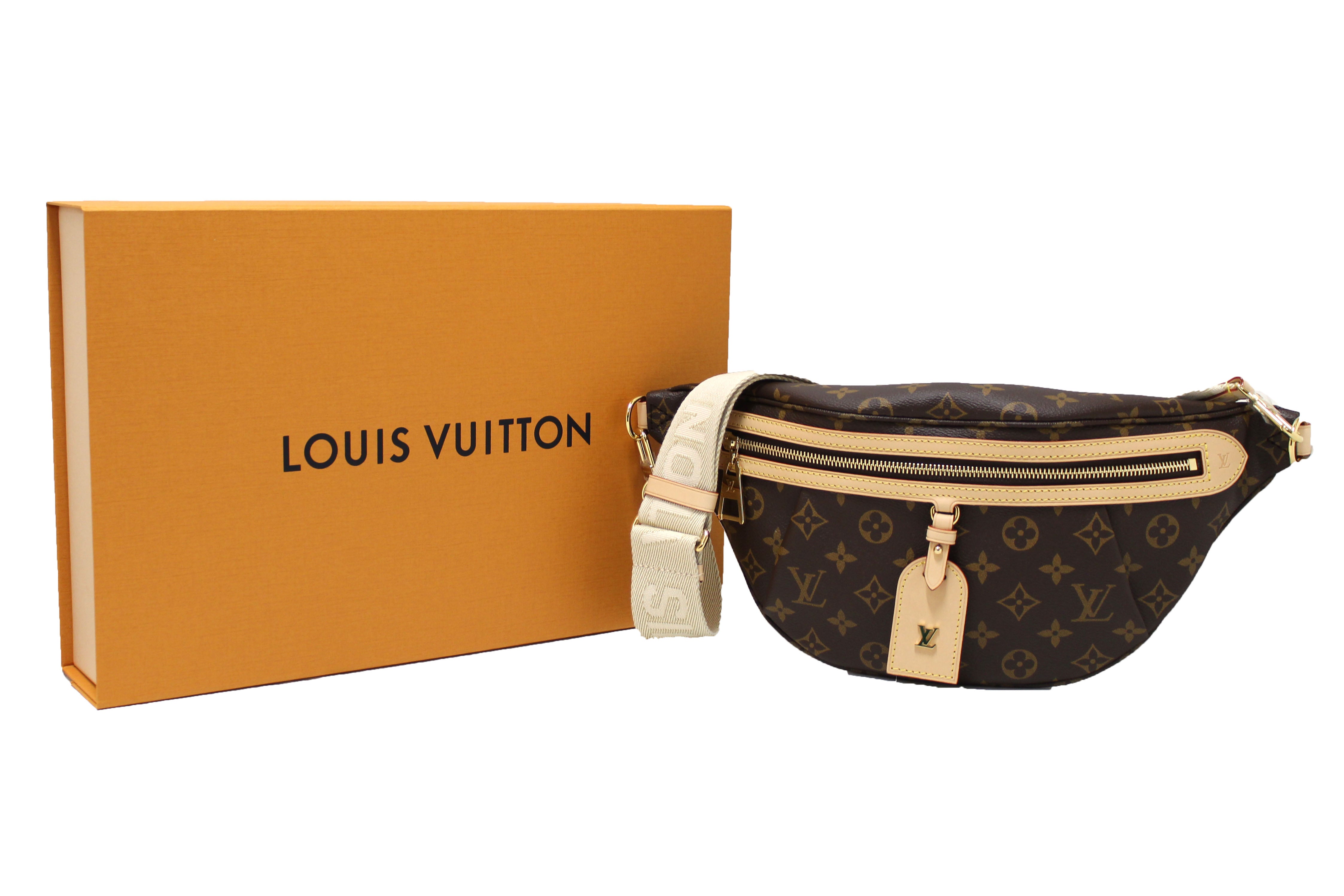 NEW Authentic Louis Vuitton Classic Monogram Canvas High Rise Bumbag