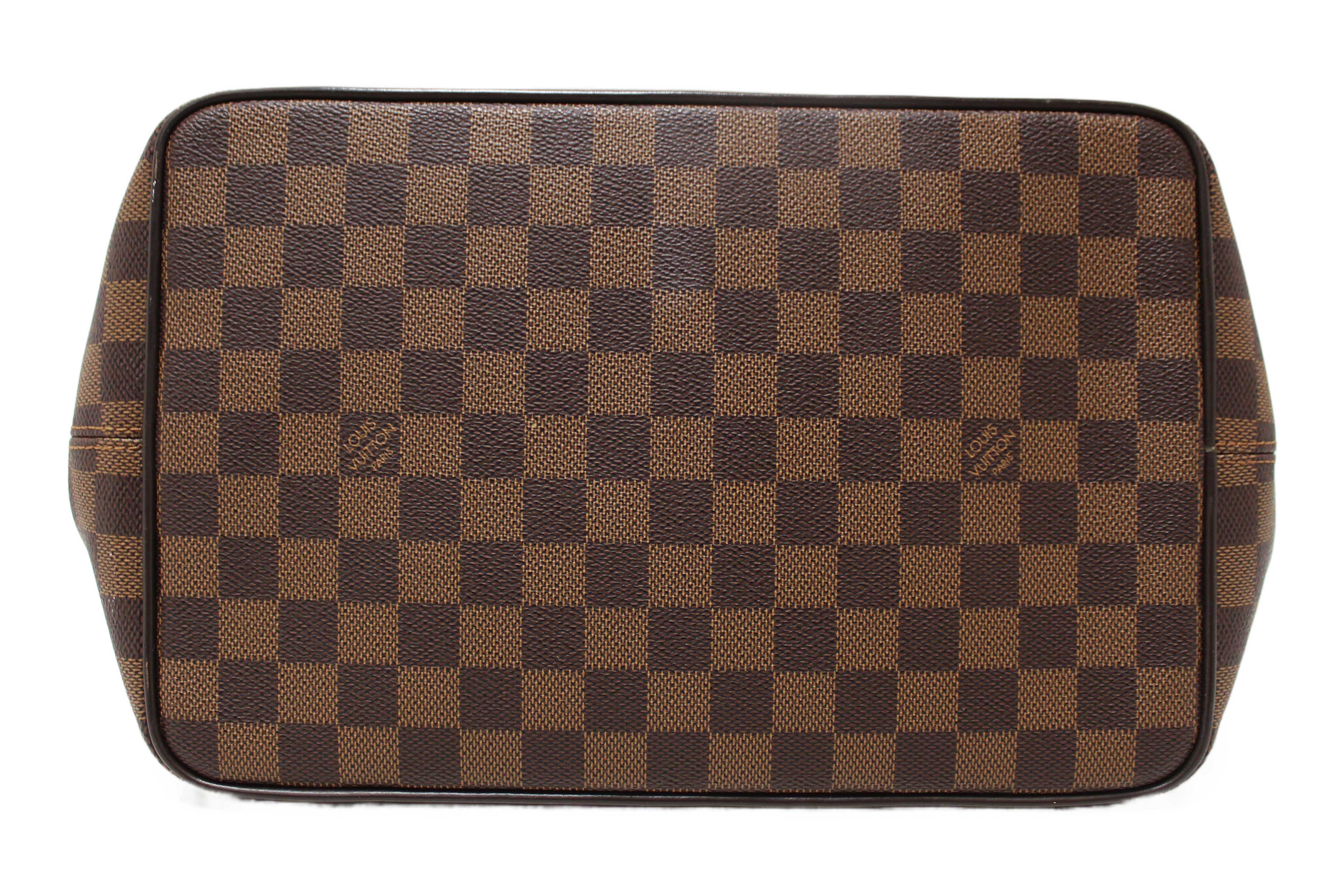 Authentic Louis Vuitton Damier Ebene Bergamo MM Shoulder Bag