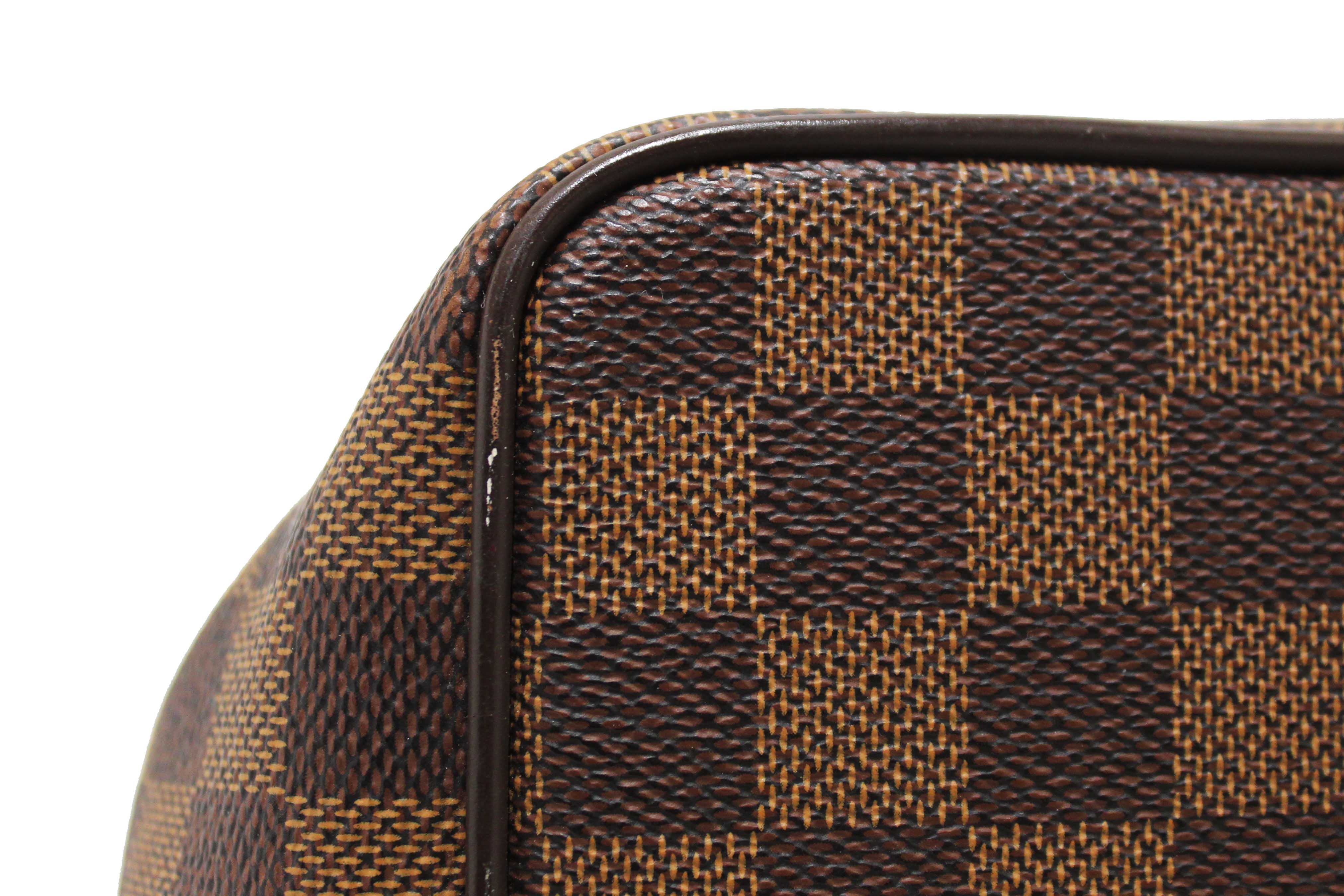 Authentic Louis Vuitton Damier Ebene Bergamo MM Shoulder Bag