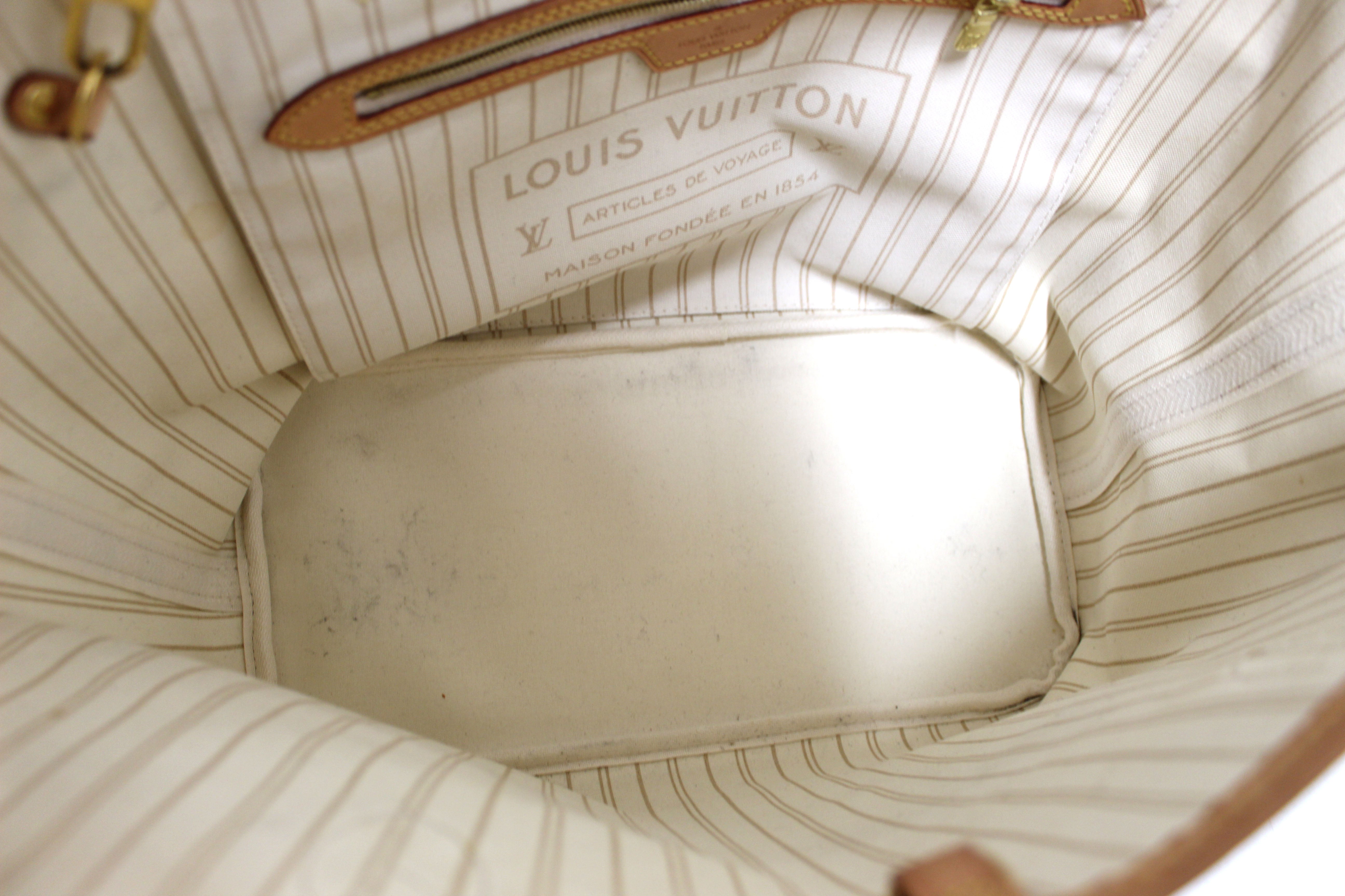 Authentic Louis Vuitton Damier Azur Braided Neverfull MM Shoulder Tote –  Paris Station Shop