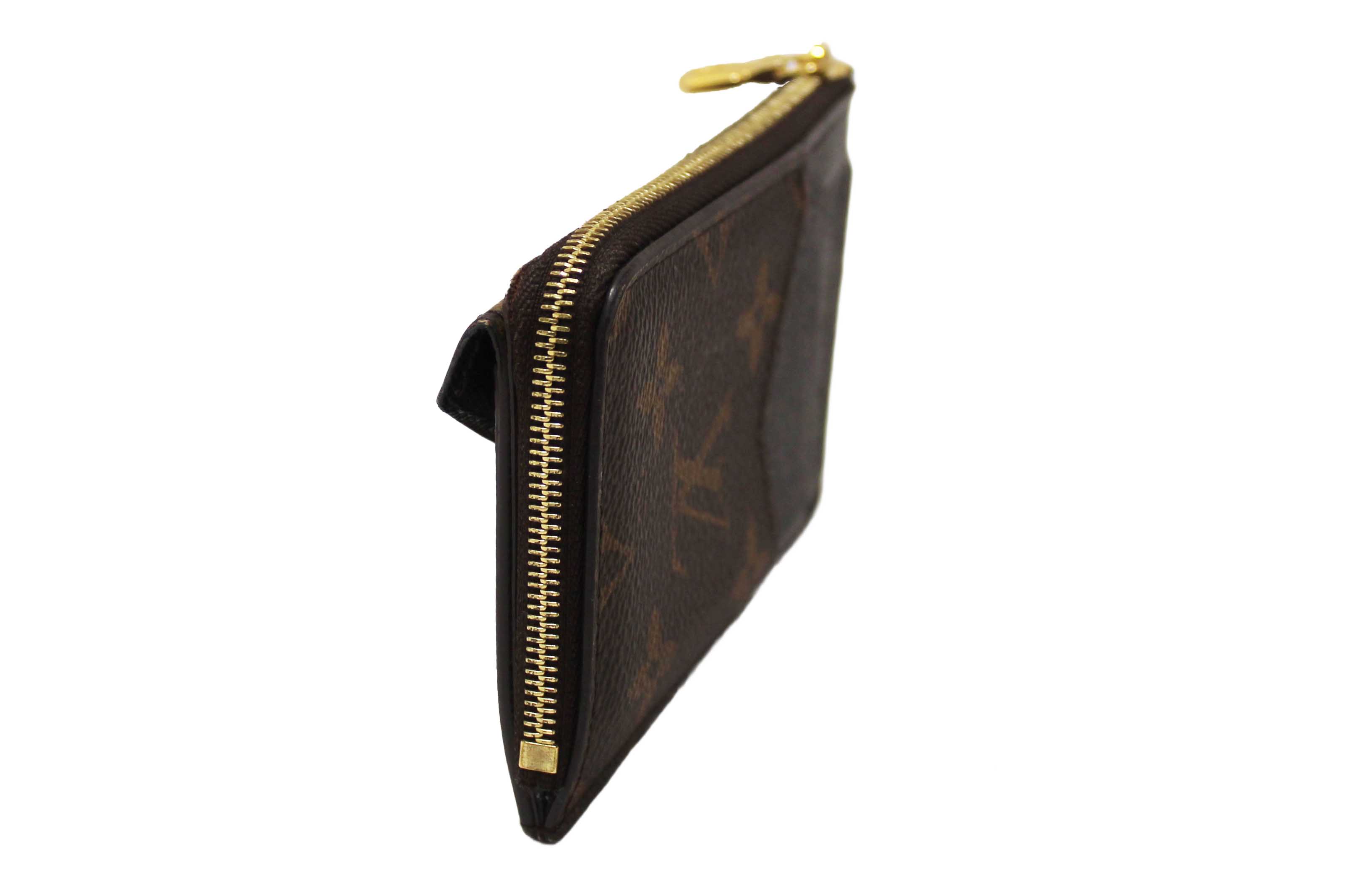 Authentic Louis Vuitton Classic Monogram Recto Verso Card Holder