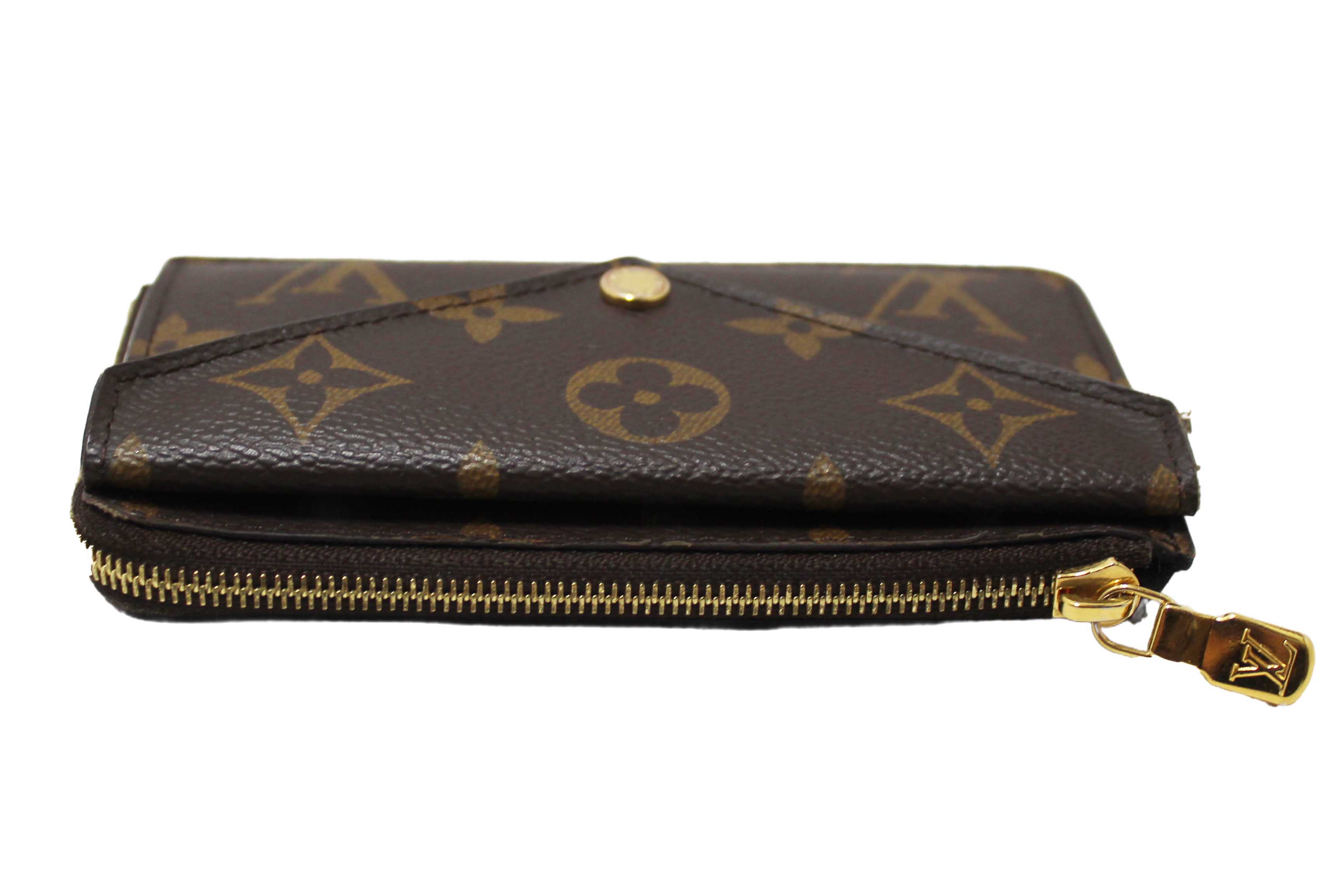 Authentic Louis Vuitton Classic Monogram Recto Verso Card Holder