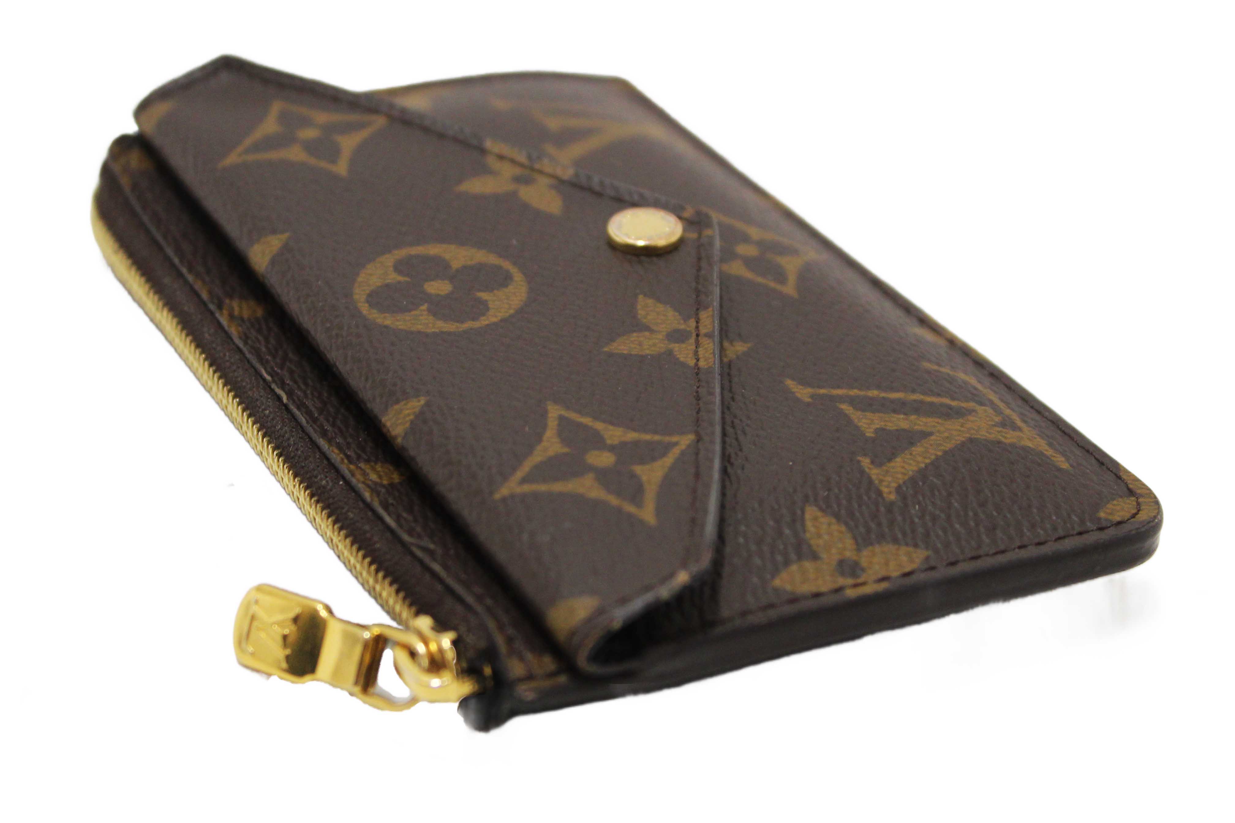 Authentic Louis Vuitton Classic Monogram Recto Verso Card Holder