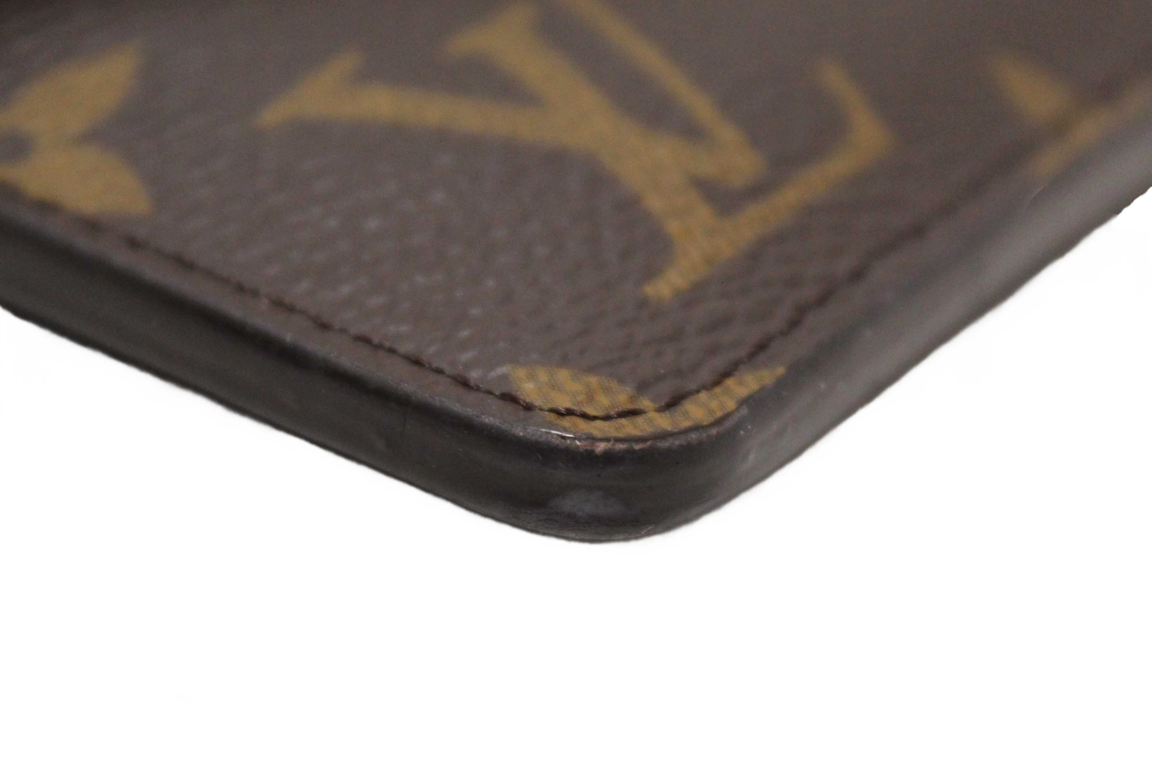 Authentic Louis Vuitton Classic Monogram Recto Verso Card Holder