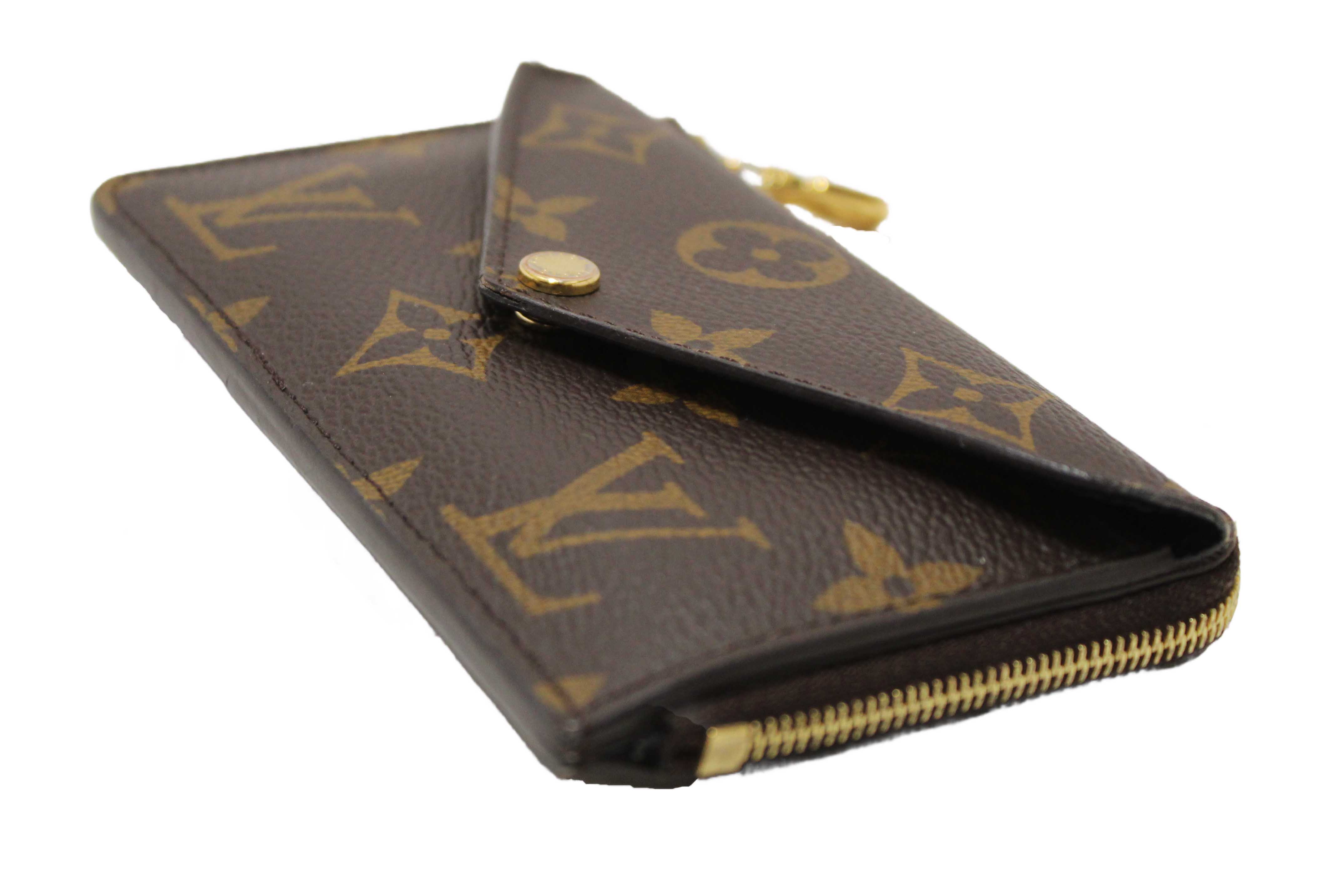 Authentic Louis Vuitton Classic Monogram Recto Verso Card Holder