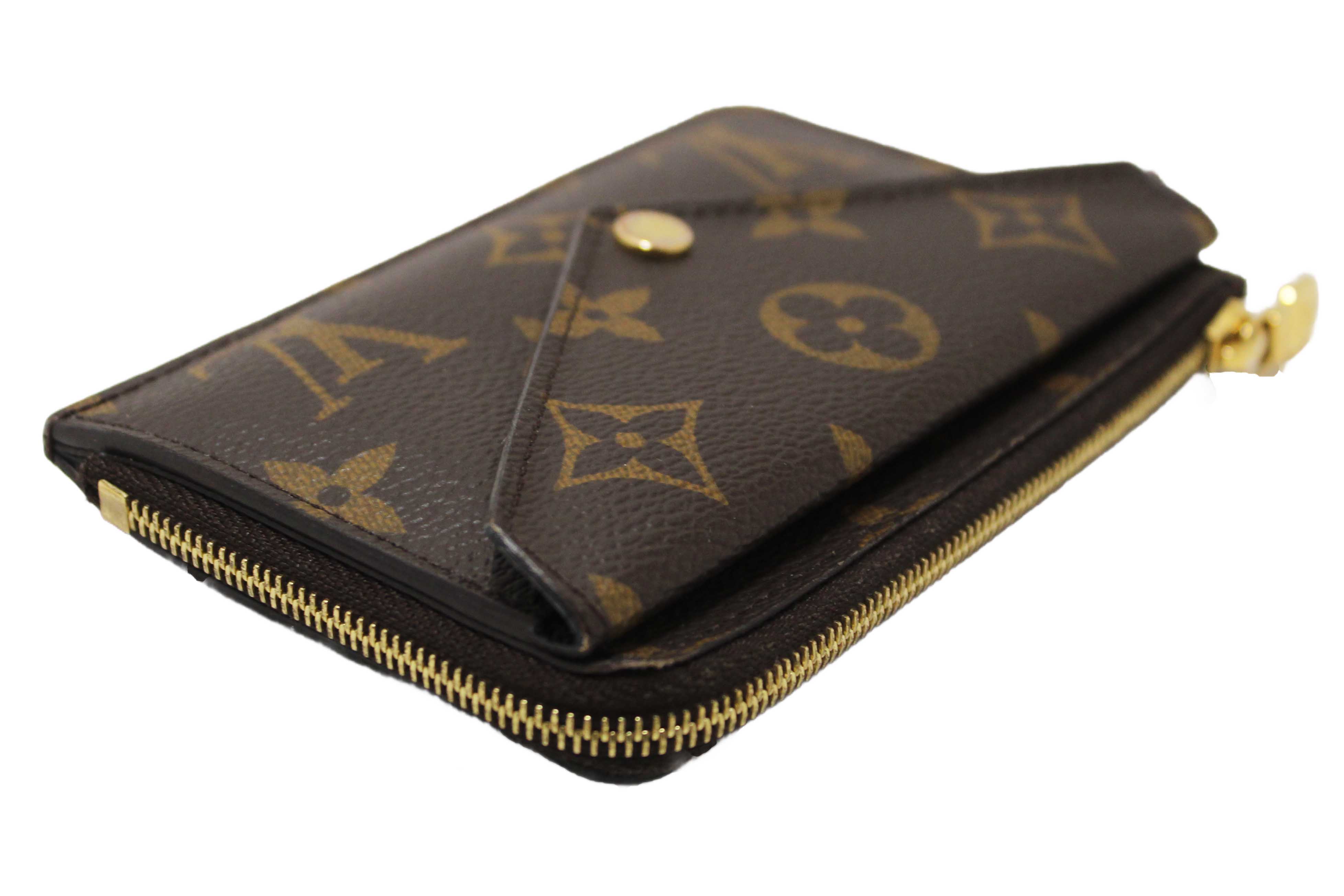 Authentic Louis Vuitton Classic Monogram Recto Verso Card Holder