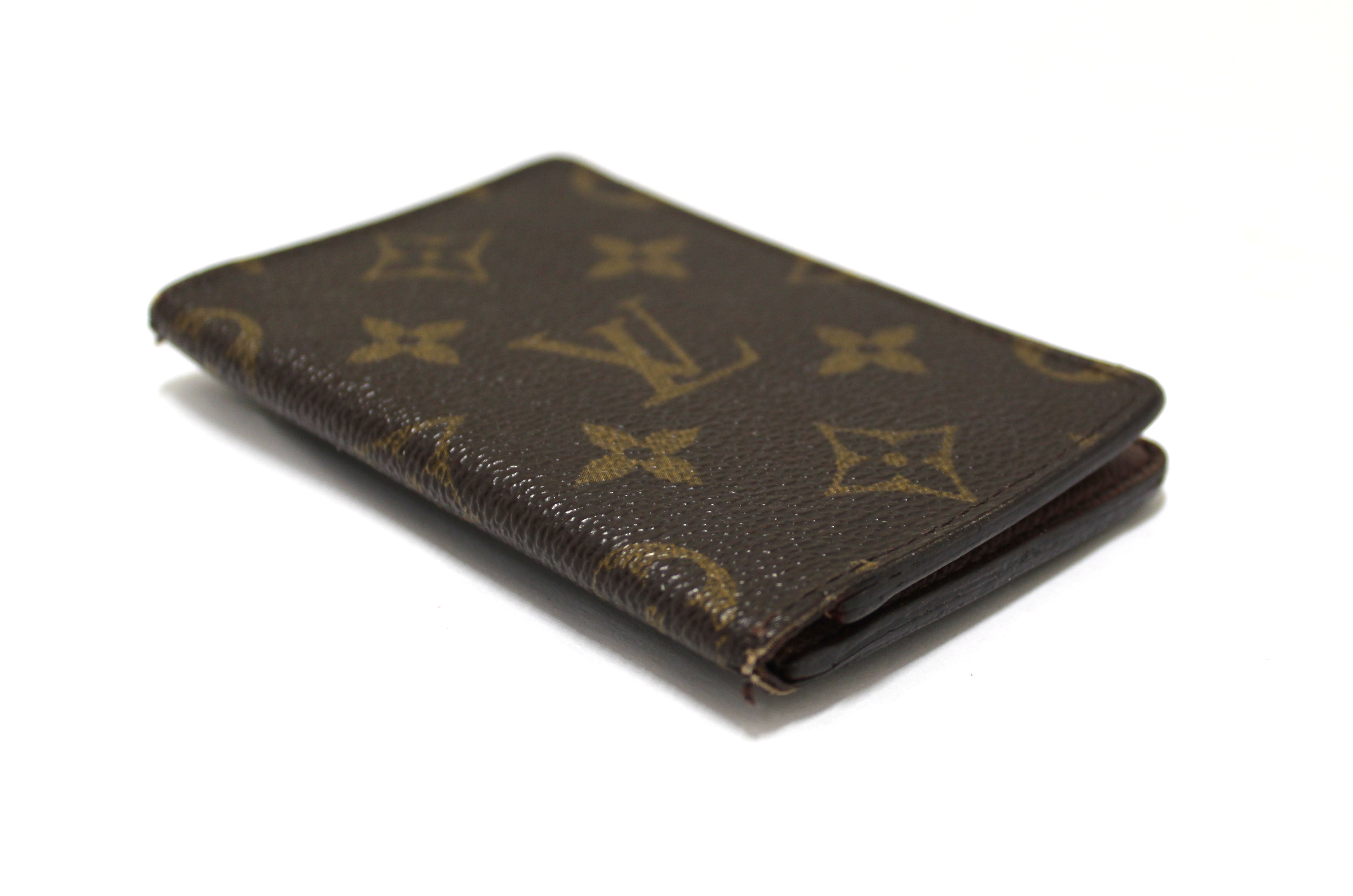 Louis Vuitton Pocket Organiser Note Book Case Holder Genuine Original #715  136
