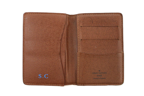 Authentic Louis Vuitton Classic Monogram Canvas Pocket Organizer Card Holder