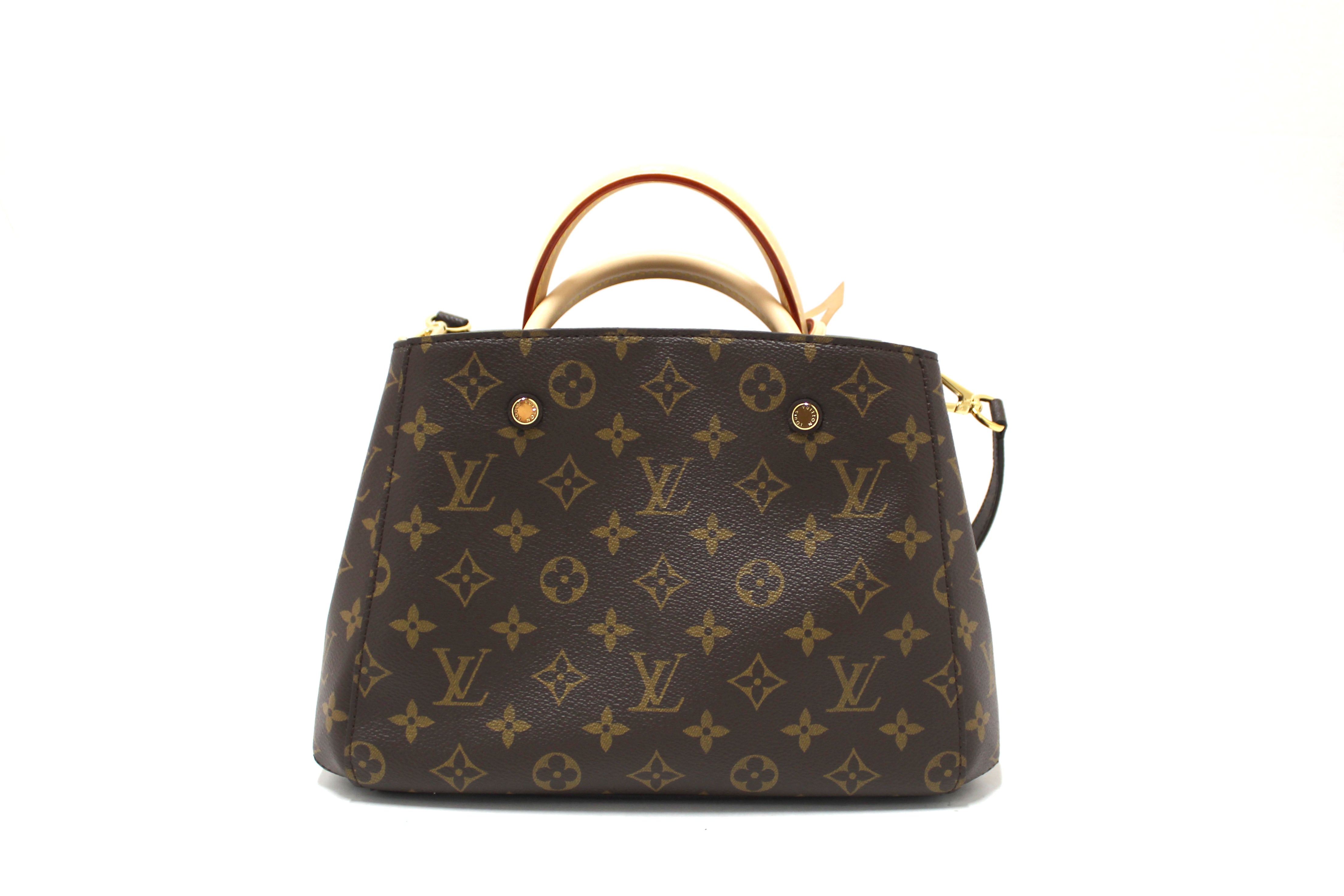 Authentic Louis Vuitton Monogram Montaigne BB Shoulder Handbag