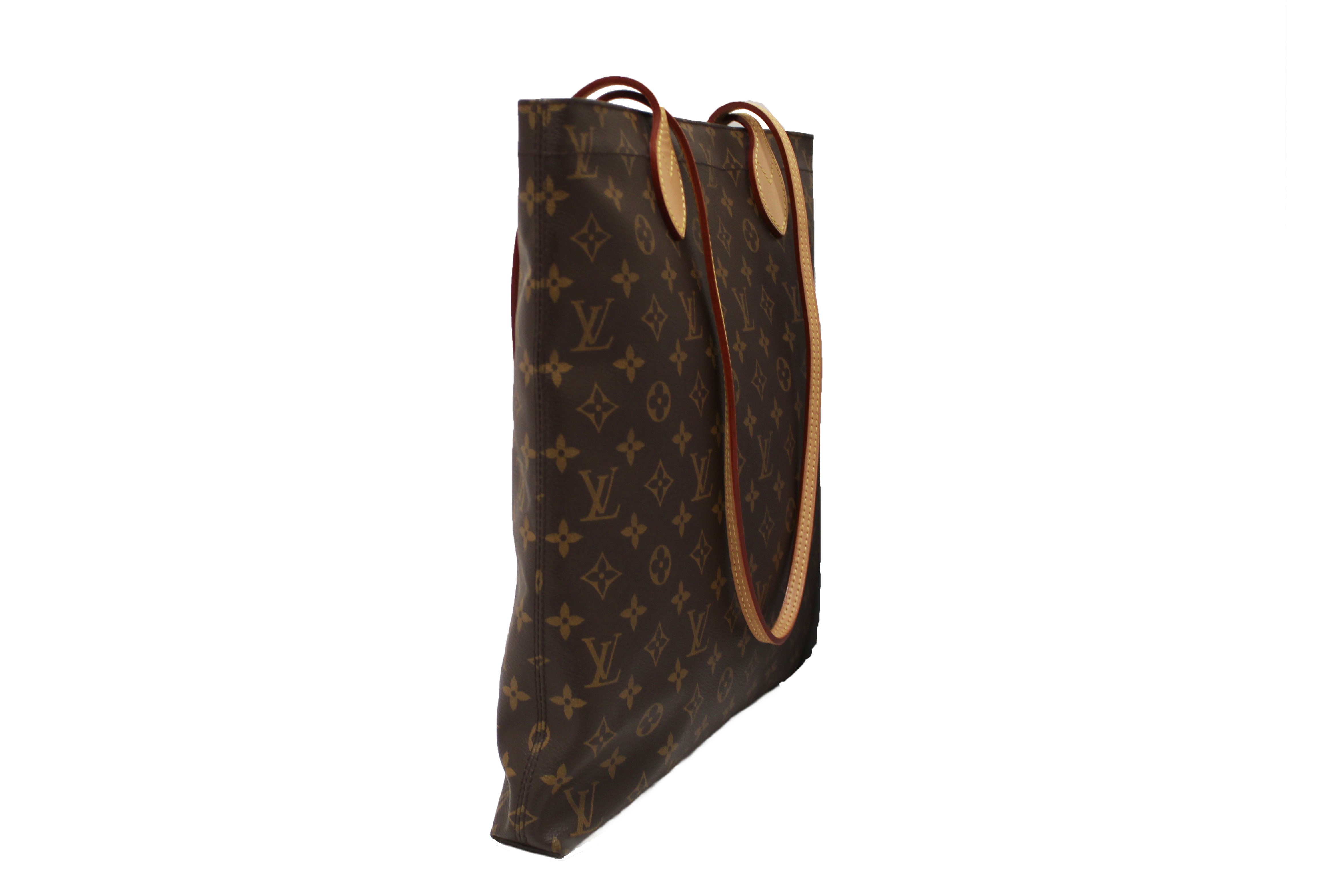 Authentic Louis Vuitton Classic Monogram Carry It Tote Shoulder Bag