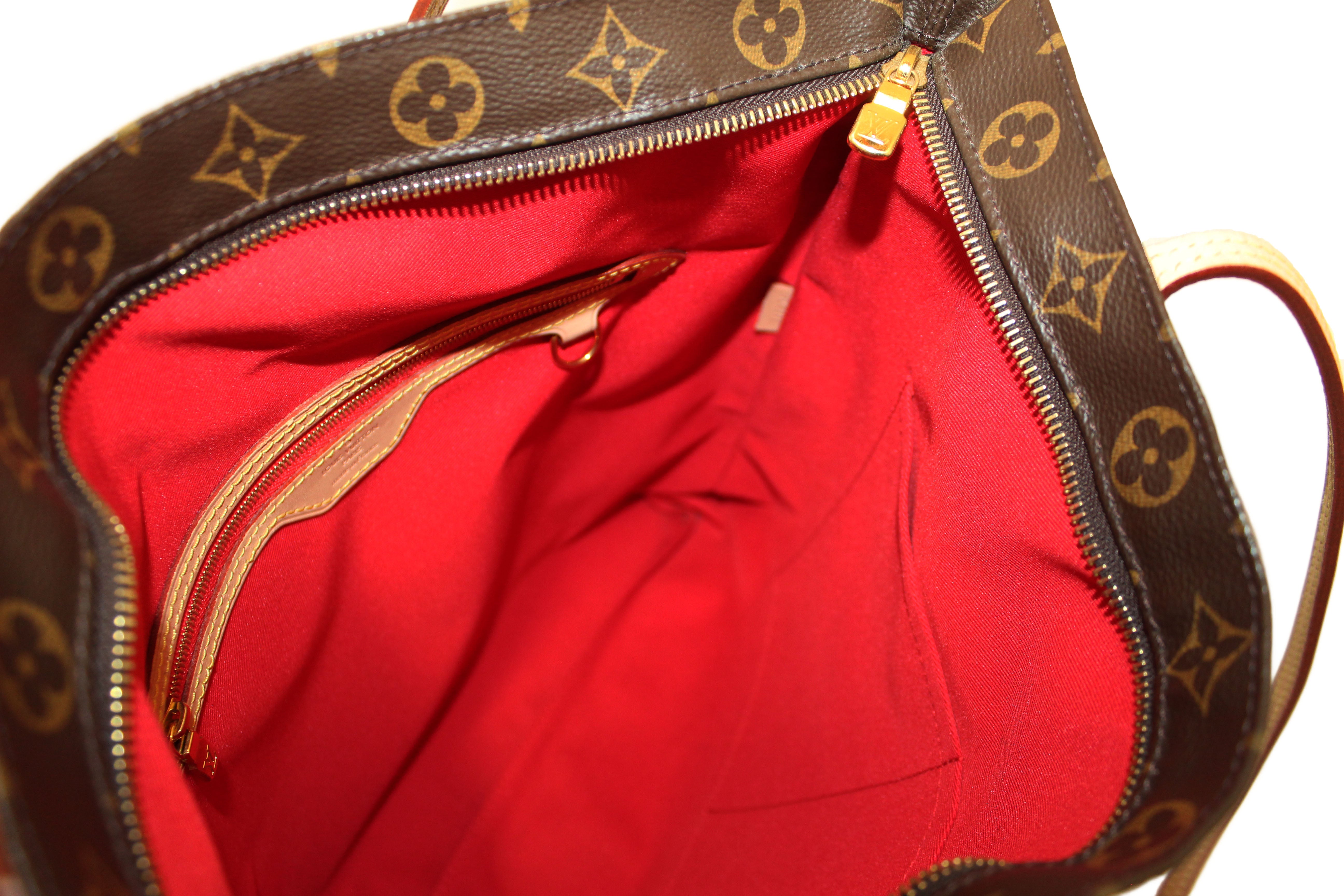 Authentic Louis Vuitton Classic Monogram Carry It Tote Shoulder Bag