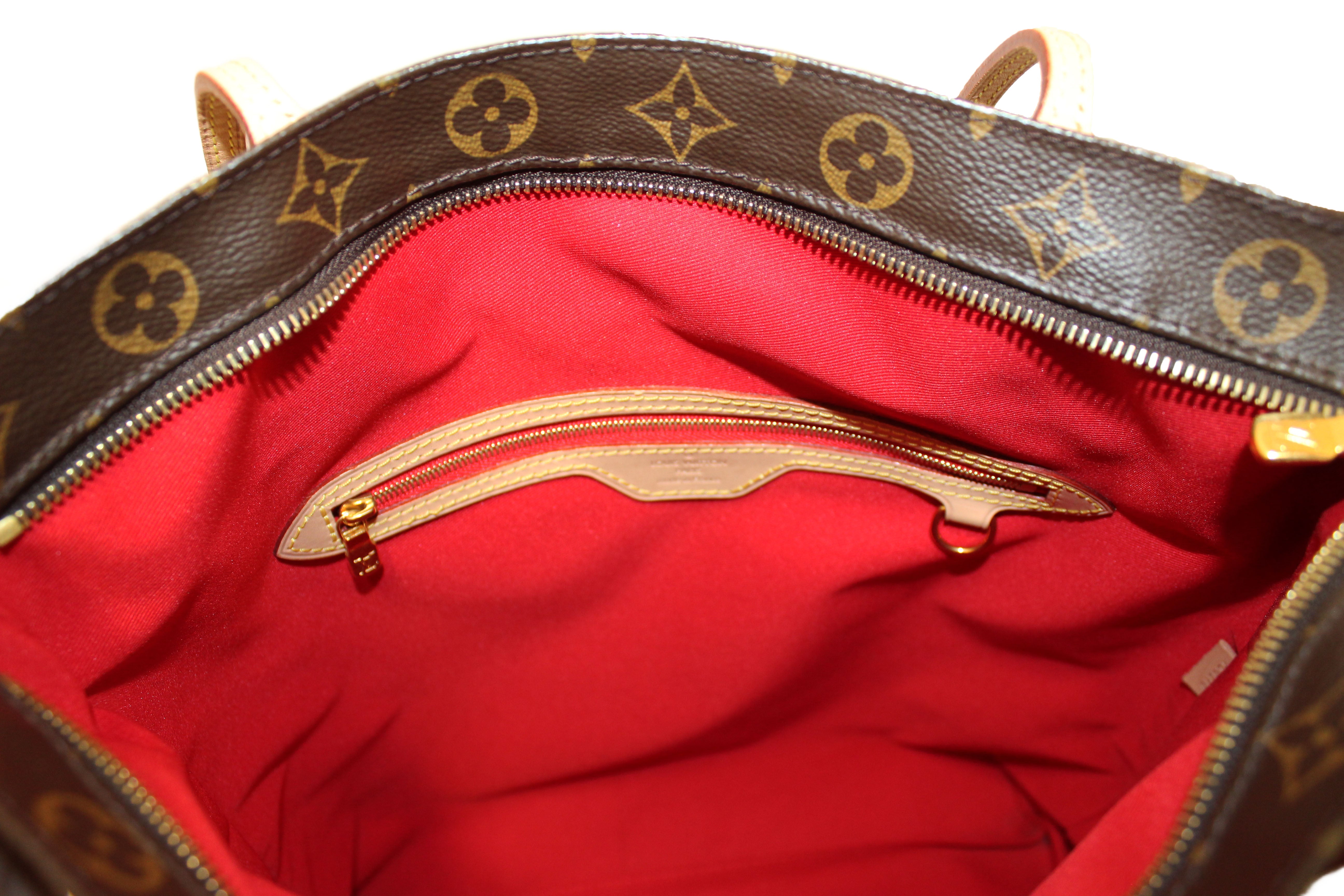 Authentic Louis Vuitton Classic Monogram Carry It Tote Shoulder Bag