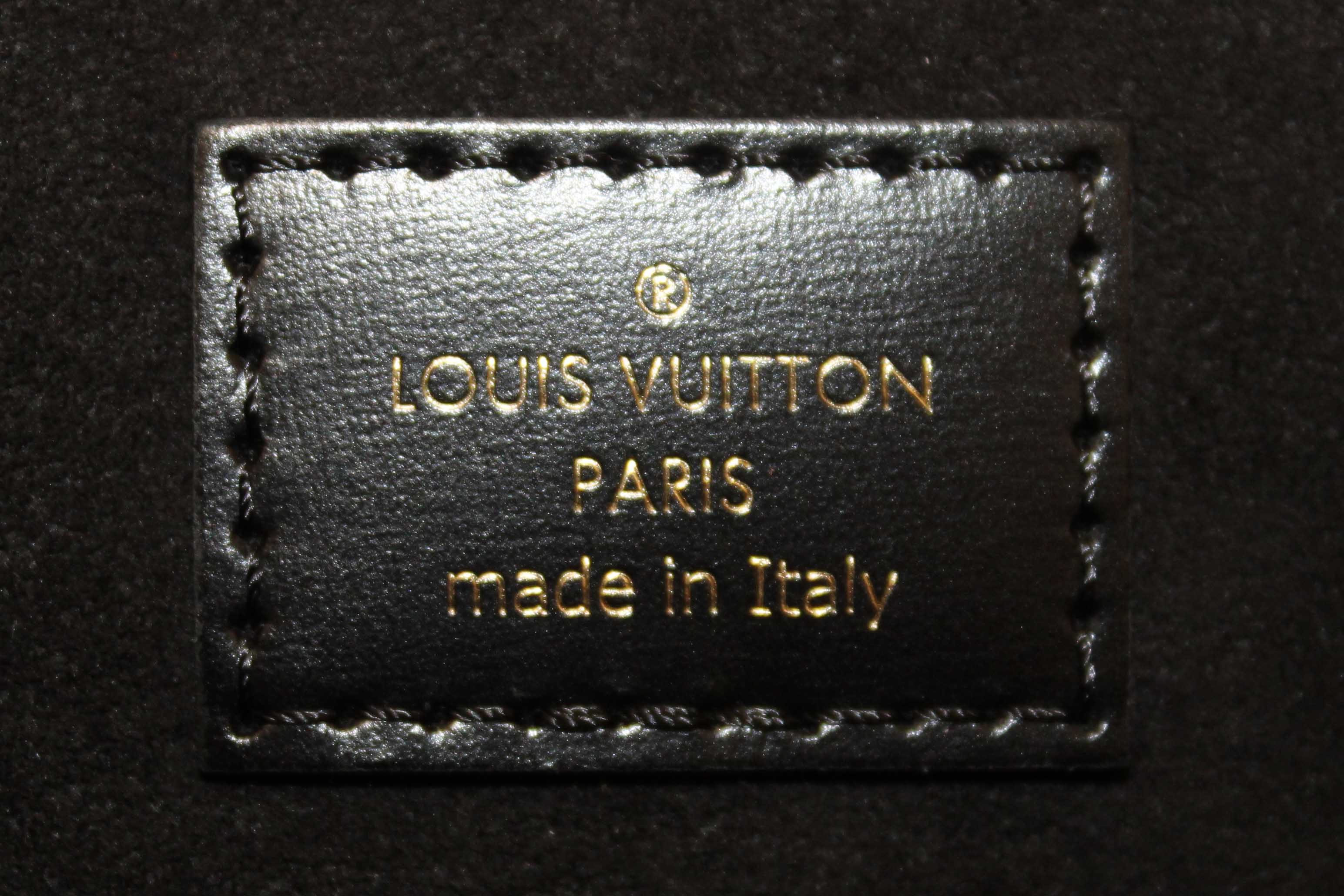 Authentic Louis Vuitton Classic Monogram Reverse Canvas Pochette Metis Bag