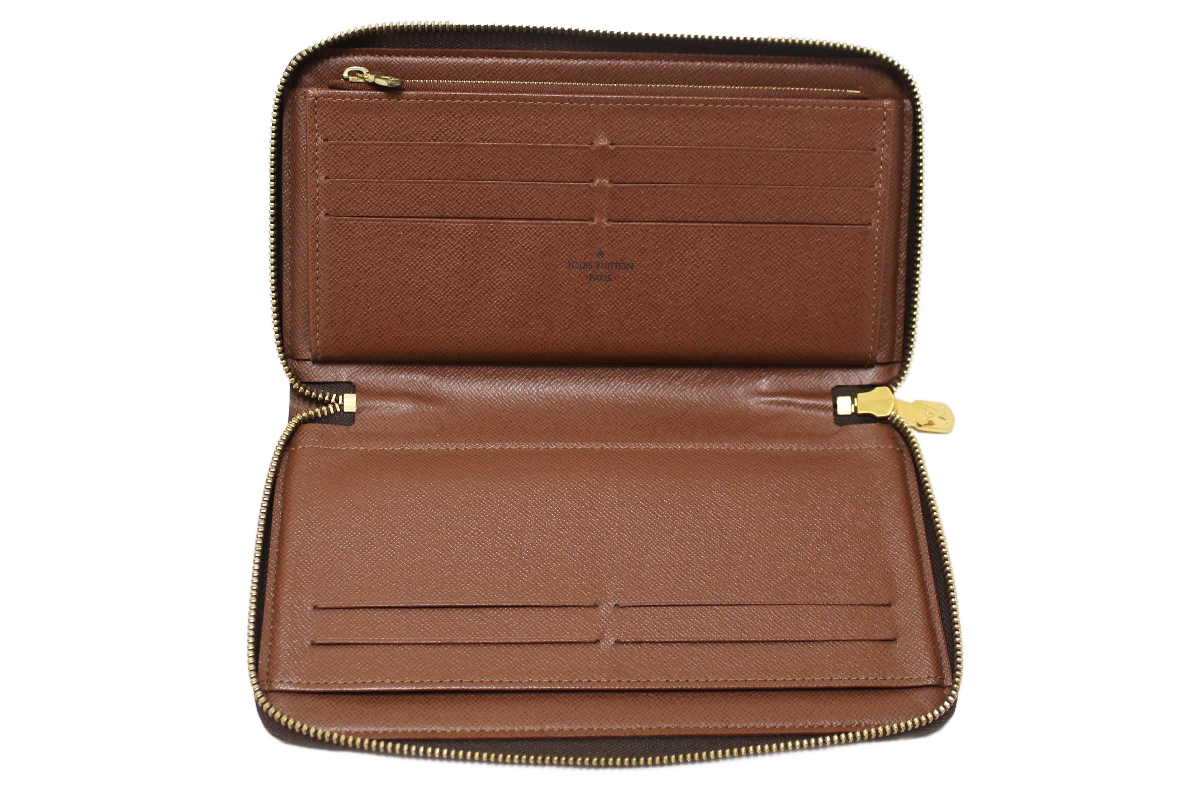 Authentic Louis Vuitton Classic Monogram Zippy Organizer Wallet