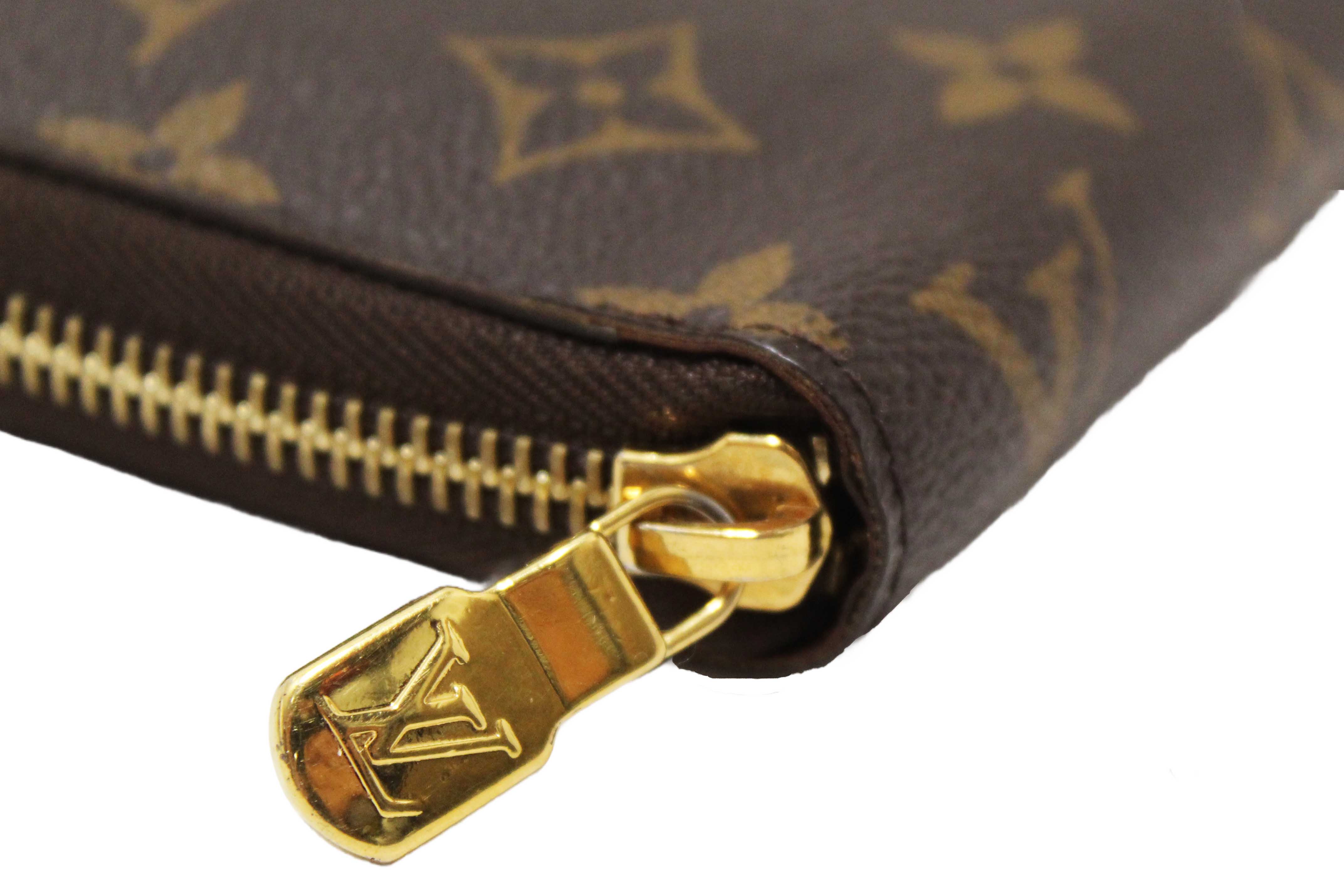 Authentic Louis Vuitton Classic Monogram Zippy Organizer Wallet