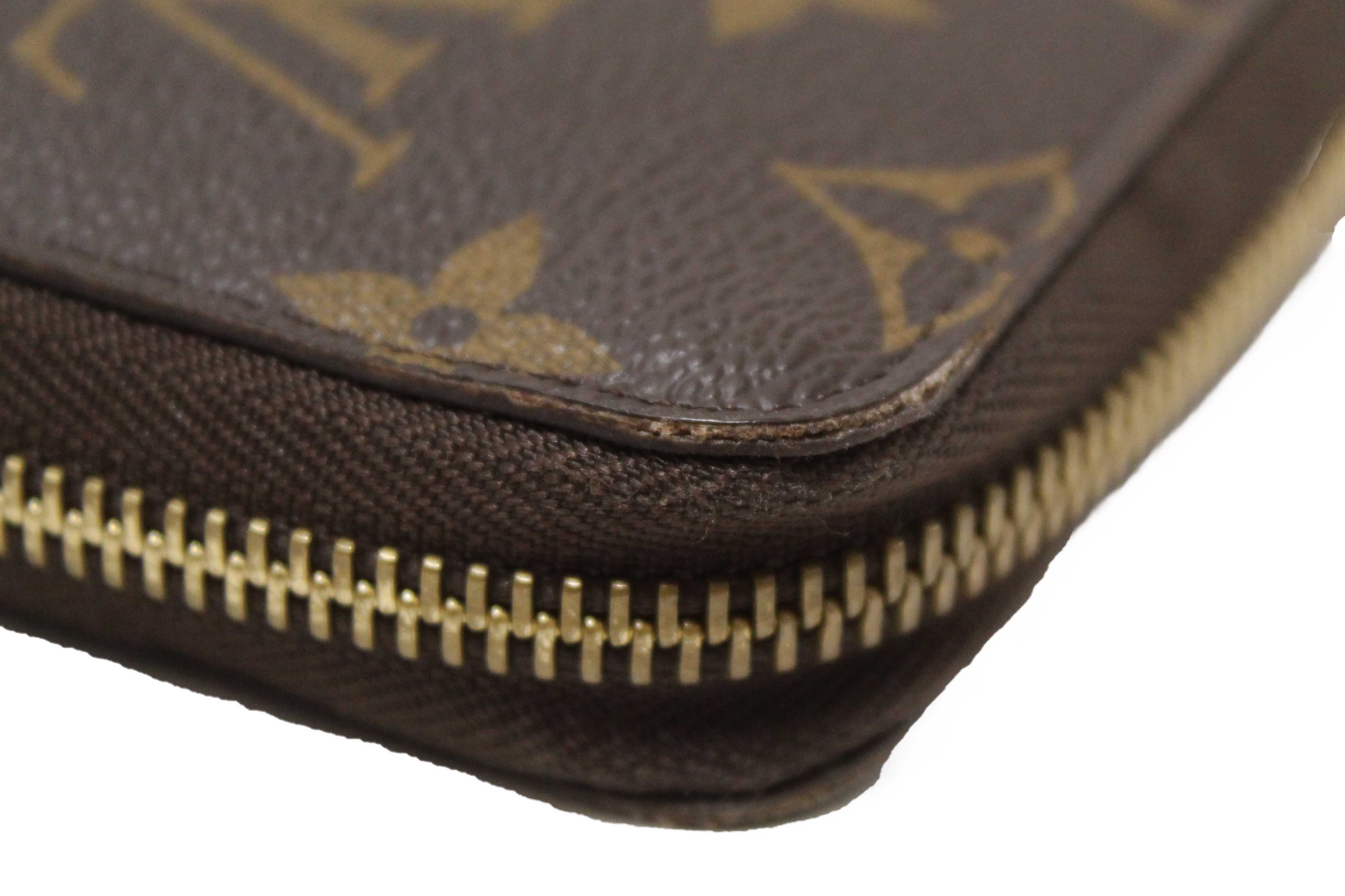 Authentic Louis Vuitton Classic Monogram Zippy Organizer Wallet