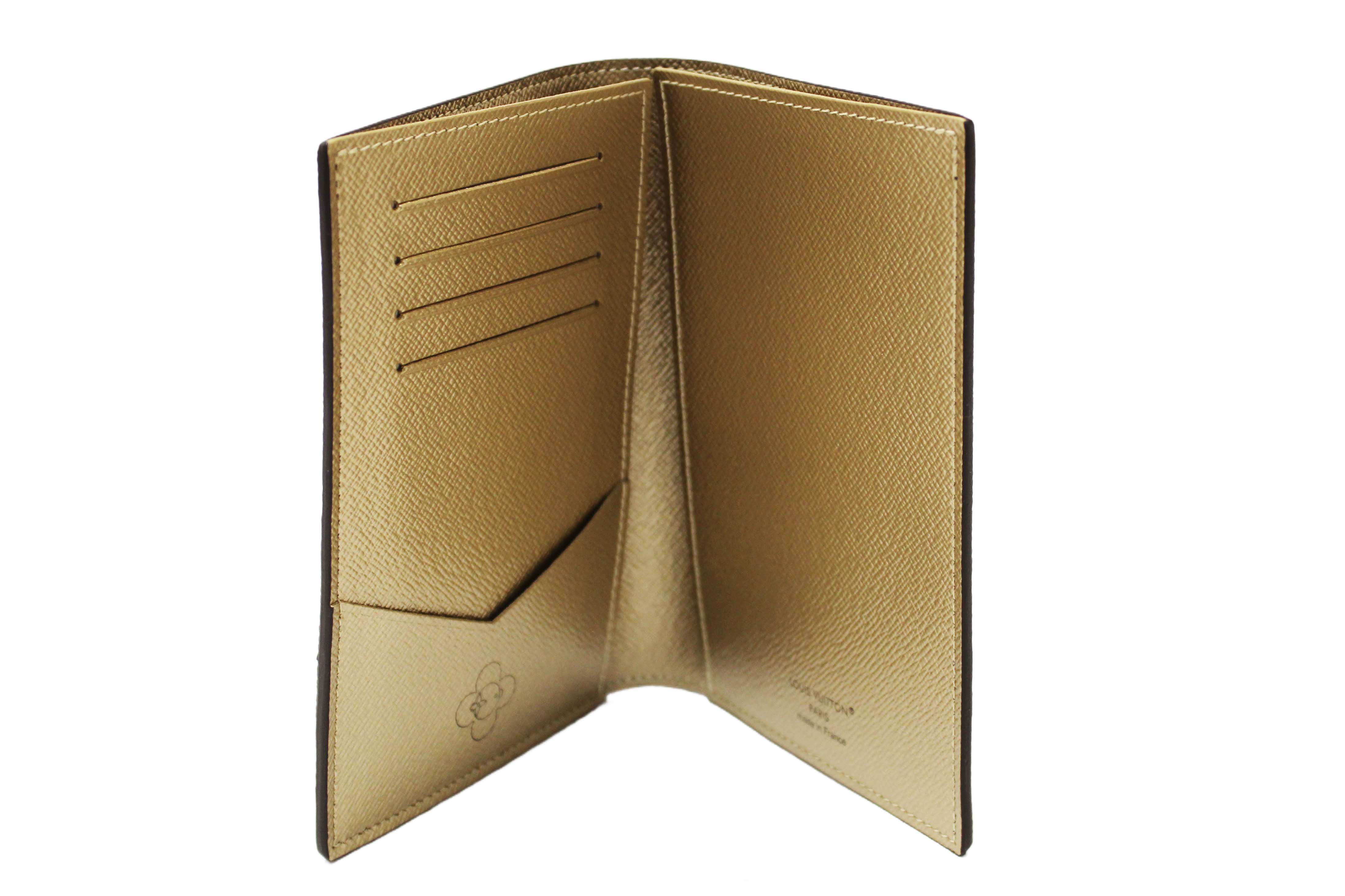 Authentic NEW Louis Vuitton Classic Monogram with  Vivienne Winter Holiday Collection Passport Cover