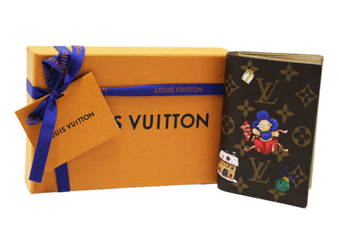 Authentic NEW Louis Vuitton Classic Monogram with  Vivienne Winter Holiday Collection Passport Cover