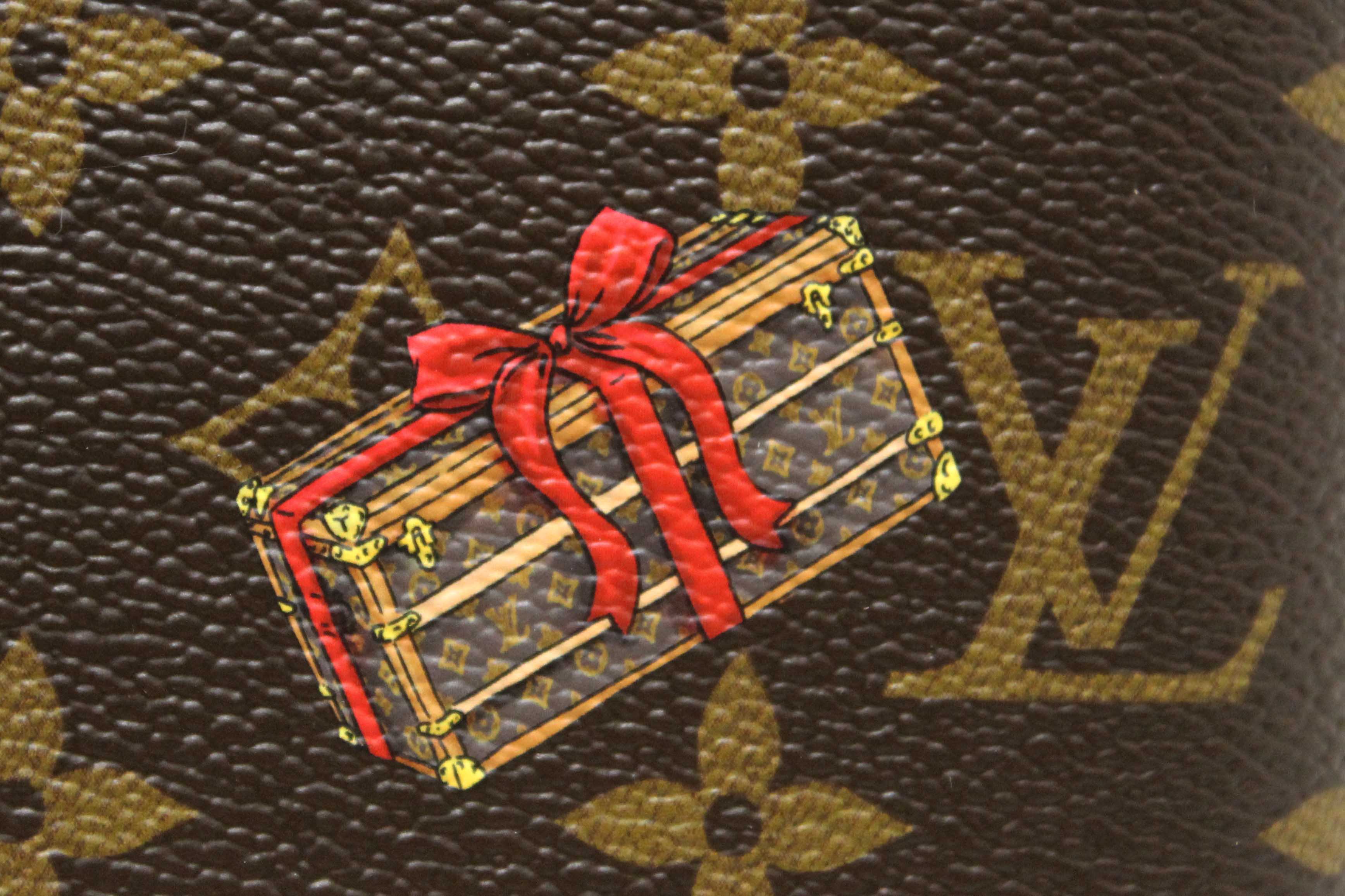 Authentic NEW Louis Vuitton Classic Monogram with  Vivienne Winter Holiday Collection Passport Cover