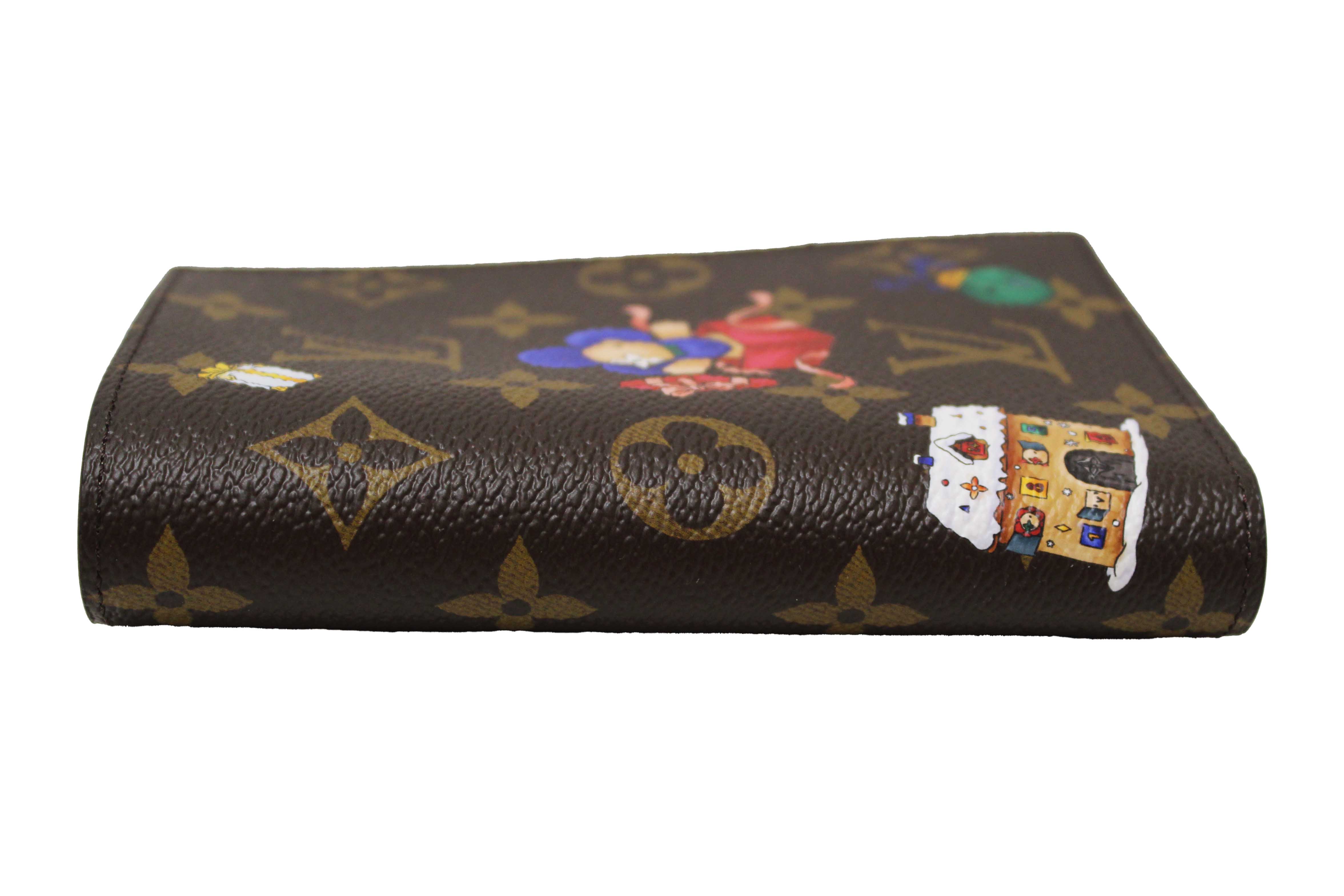 Authentic NEW Louis Vuitton Classic Monogram with  Vivienne Winter Holiday Collection Passport Cover