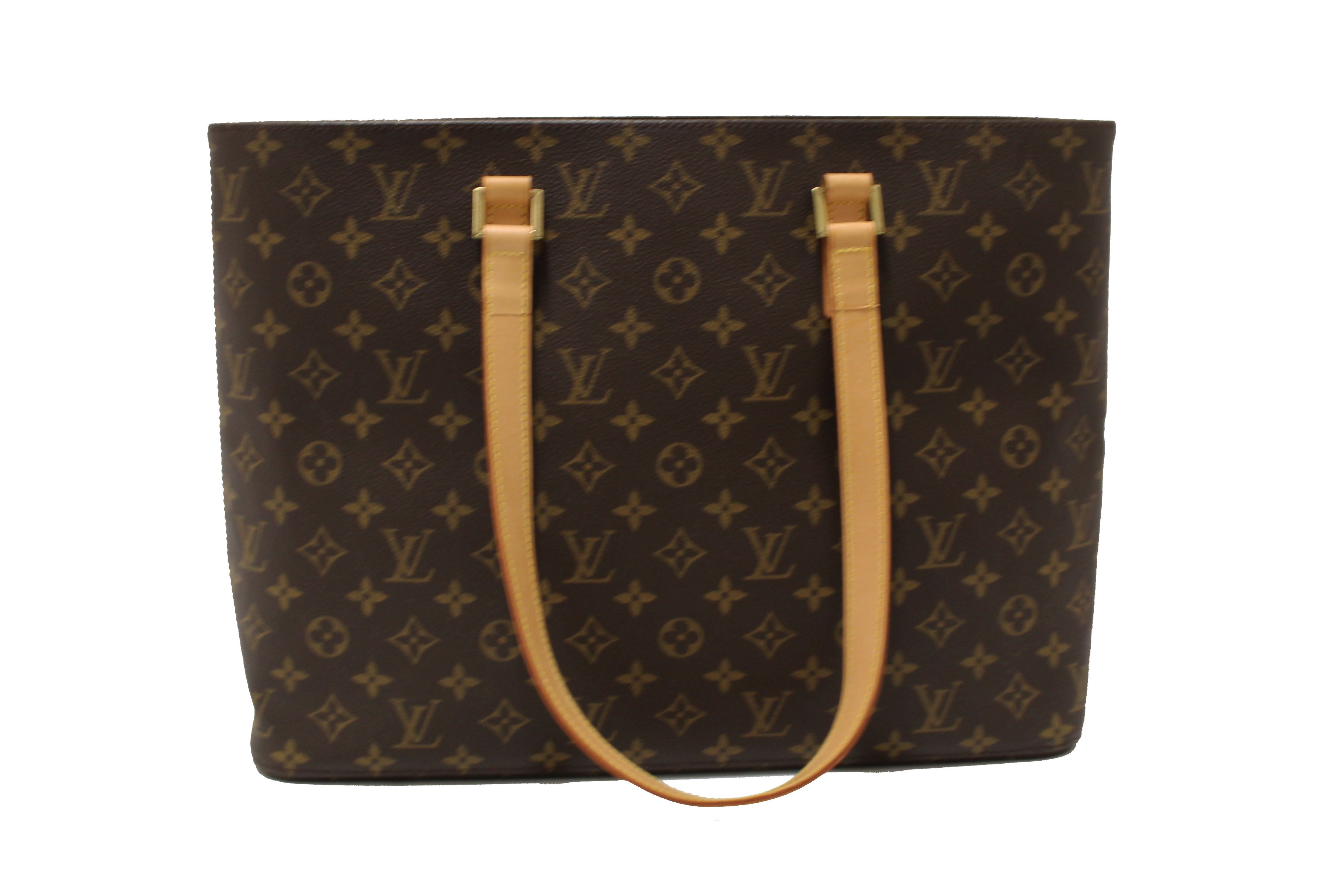Authentic Louis Vuitton Classic Monogram Luco Tote Shoulder Bag