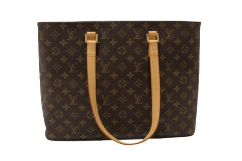 Authentic Louis Vuitton Classic Monogram Luco Tote Shoulder Bag