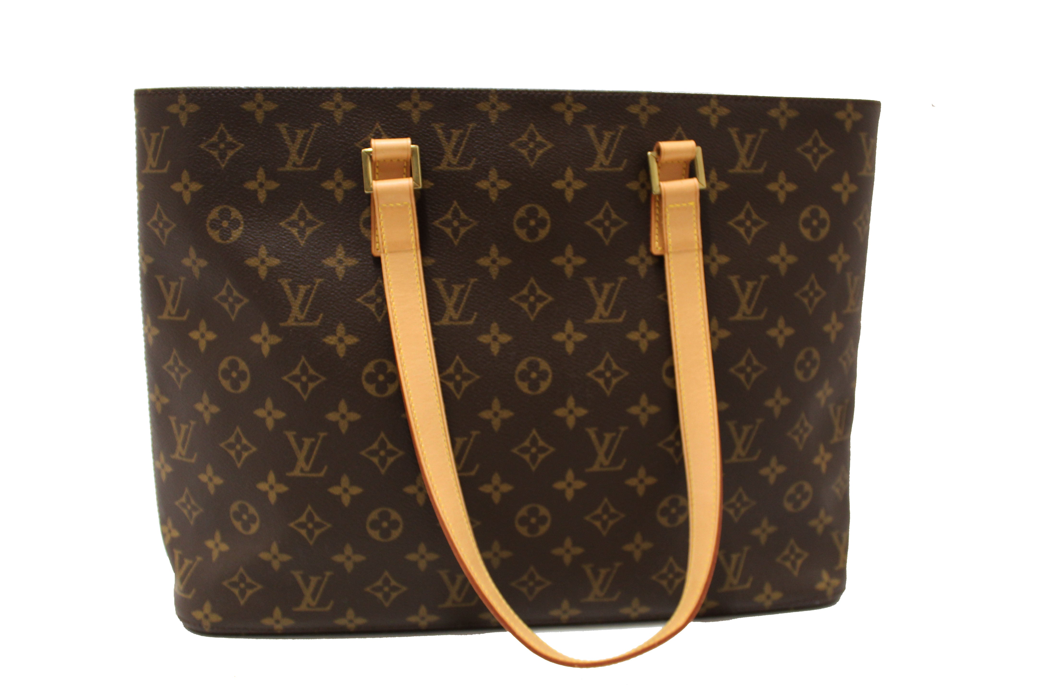 Authentic Louis Vuitton Classic Monogram Luco Tote Shoulder Bag