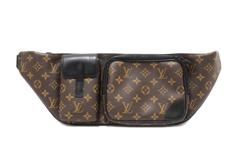 Authentic Louis Vuitton Monogram Macassar Christopher Bumbag