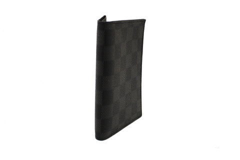 Authentic Louis Vuitton Damier Graphite Canvas Passport Cover Holder