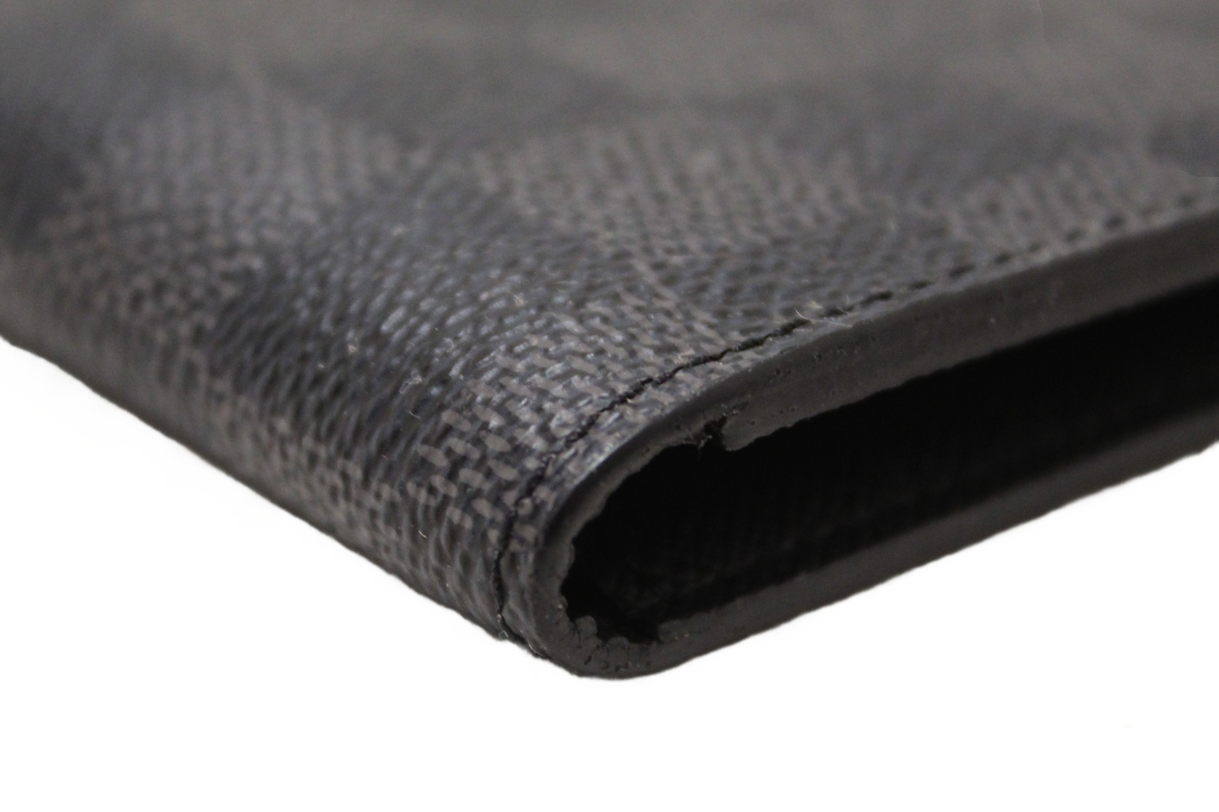 Authentic Louis Vuitton Damier Graphite Canvas Passport Cover Holder