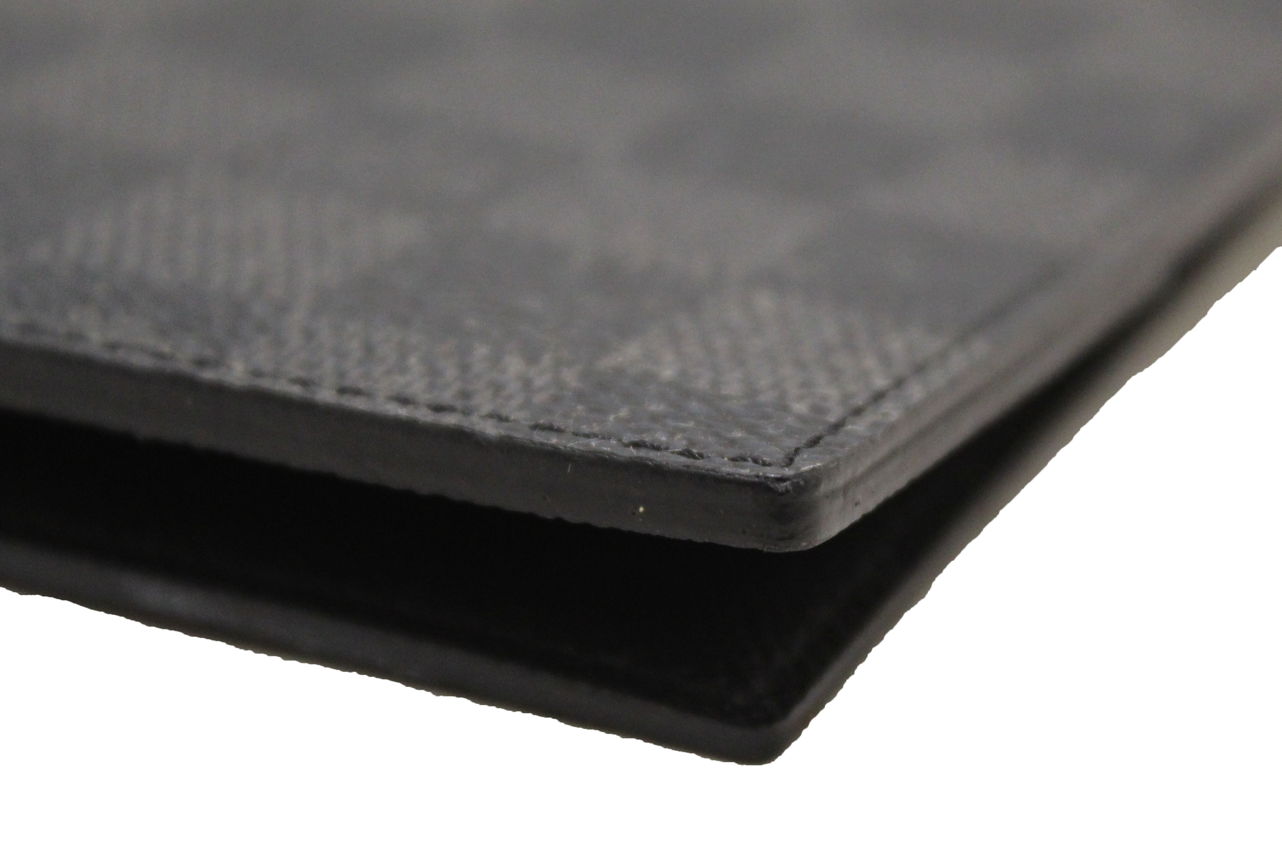 Authentic Louis Vuitton Damier Graphite Canvas Passport Cover Holder
