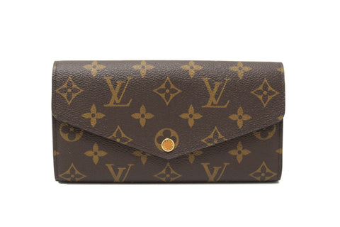 Authentic Louis Vuitton Classic Monogram Sarah Wallet