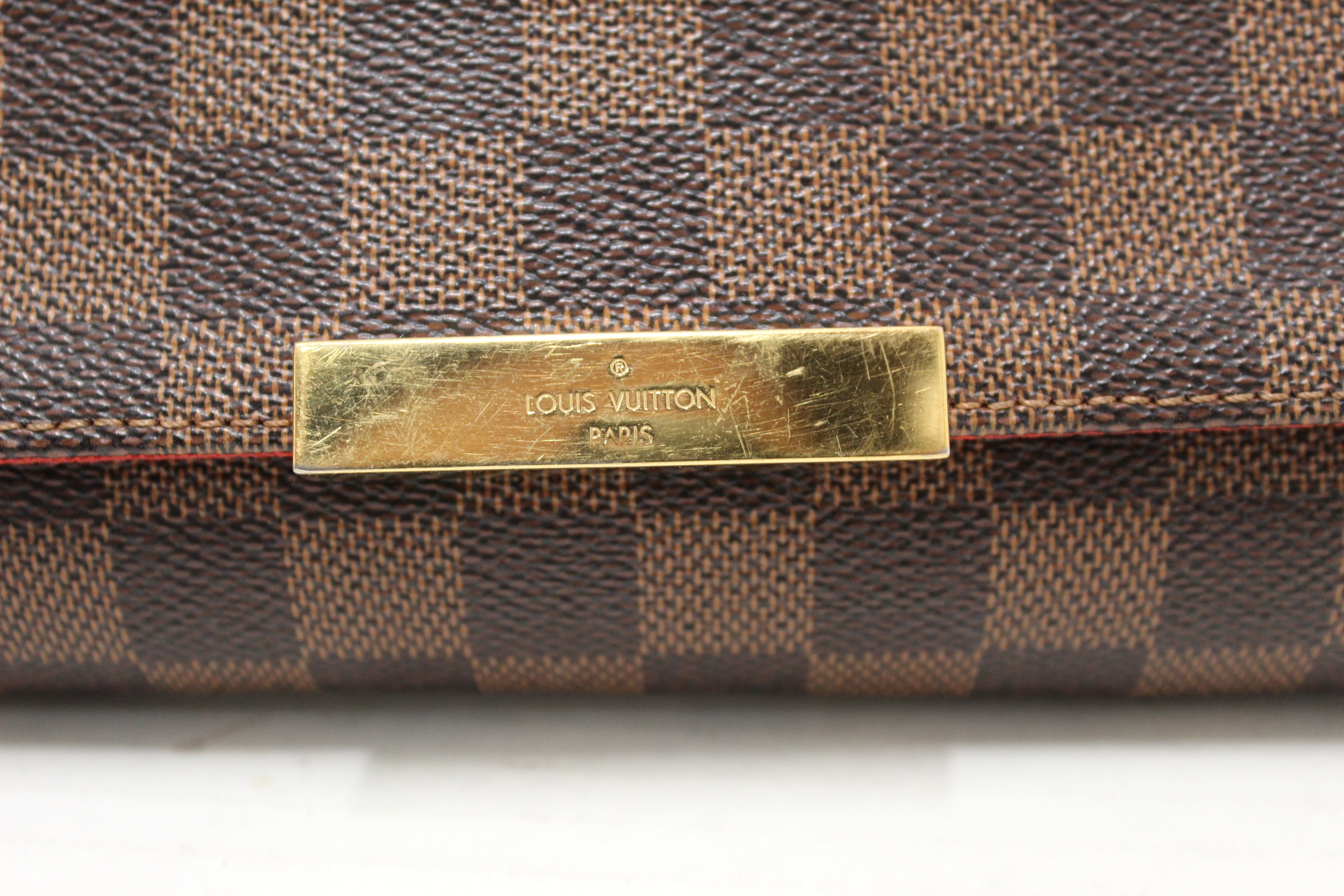 Louis Vuitton Favorite PM Damier Ebene Dark brown Cloth ref.602609 - Joli  Closet