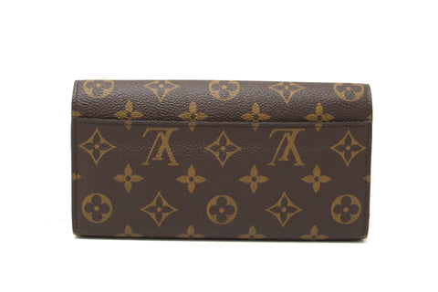 Authentic Louis Vuitton Classic Monogram Sarah Wallet