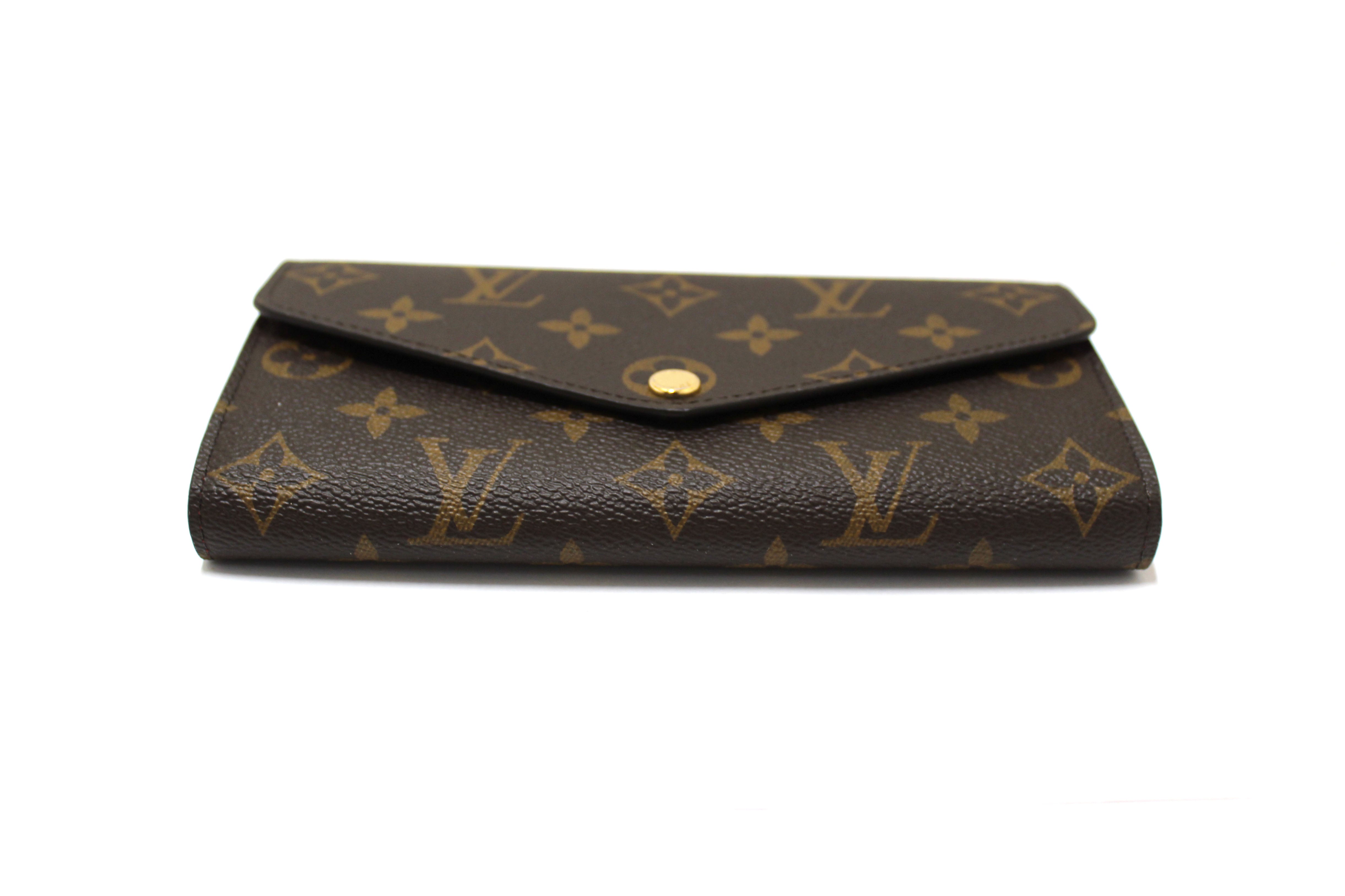 Authentic Louis Vuitton Classic Monogram Sarah Wallet