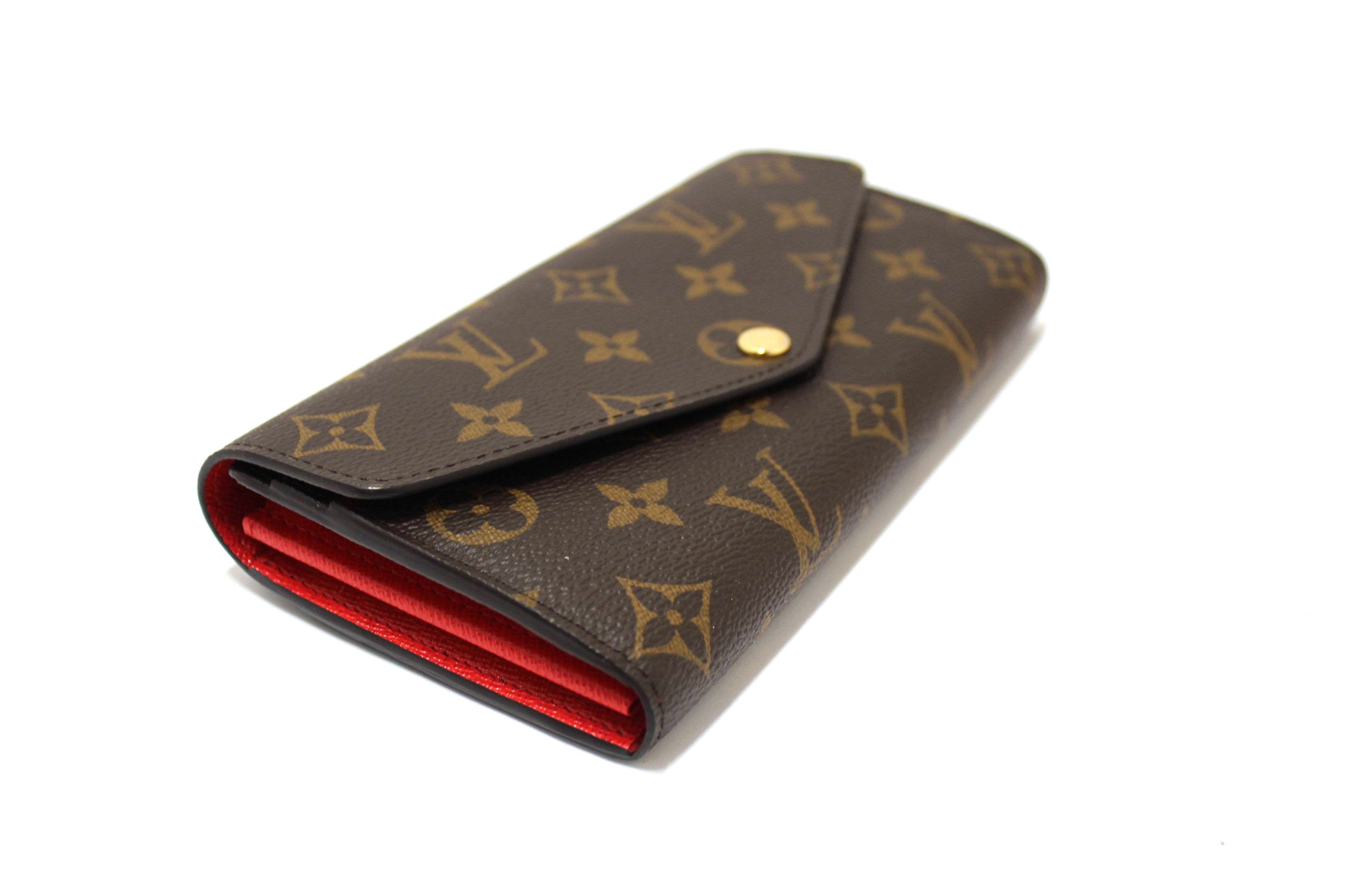 Authentic Louis Vuitton Classic Monogram Sarah Wallet