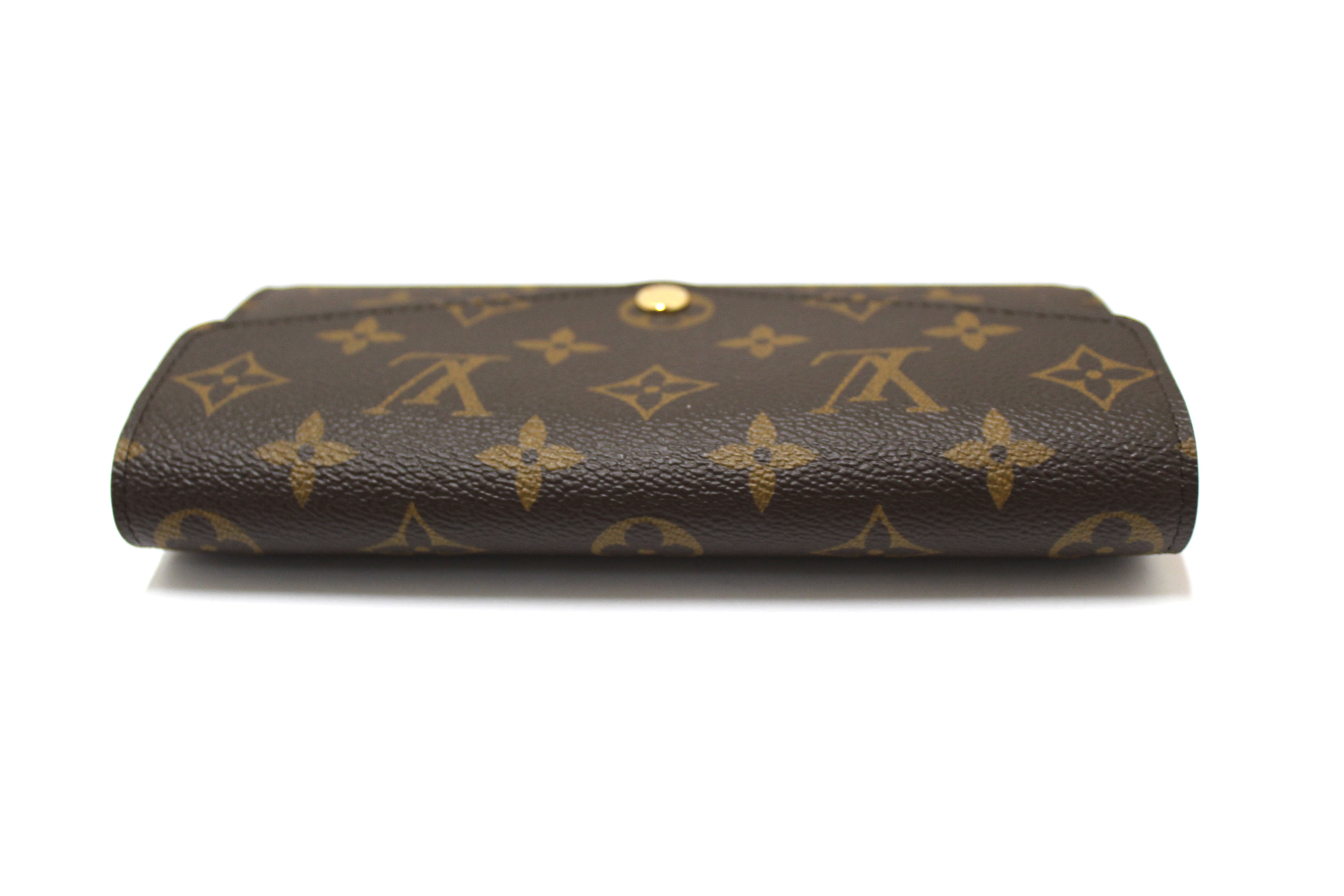 Authentic Louis Vuitton Classic Monogram Sarah Wallet