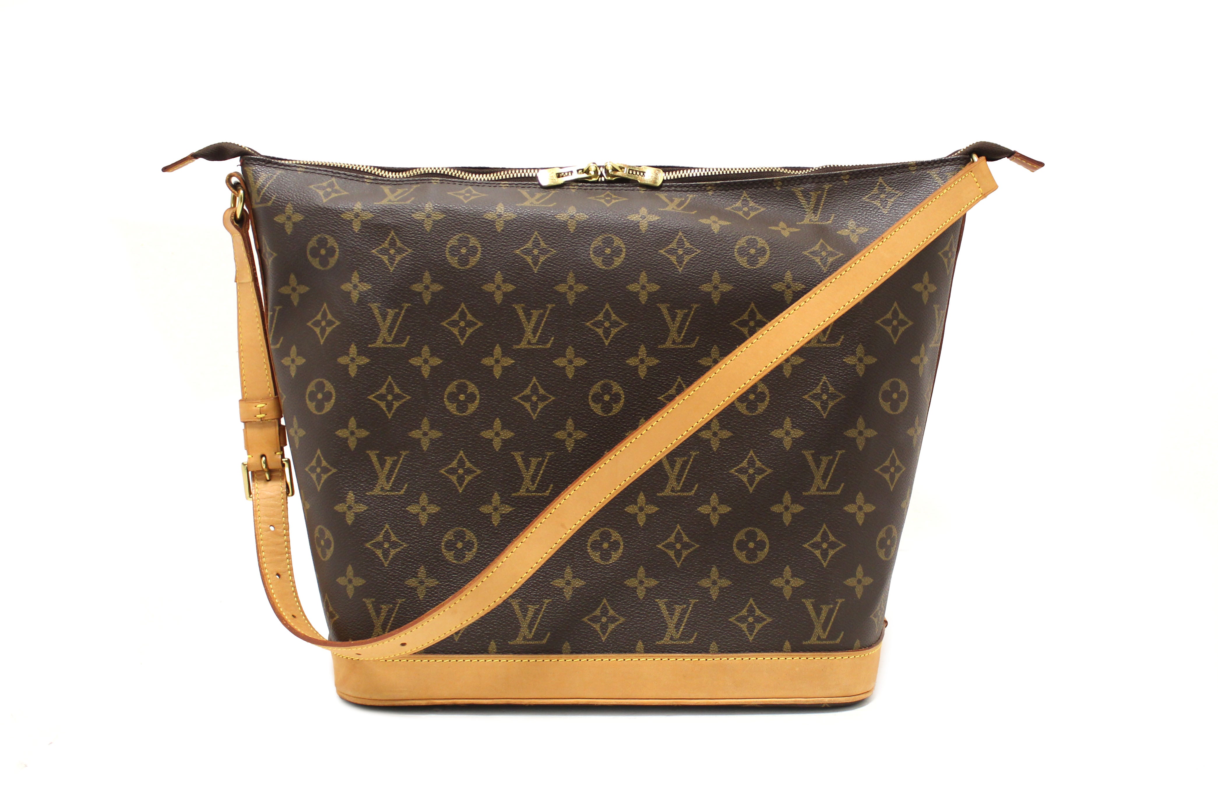 Authentic Louis Vuitton Limited Edition Classic Monogram Sharon Stone AMFAR Vanity Three Shoulder Bag