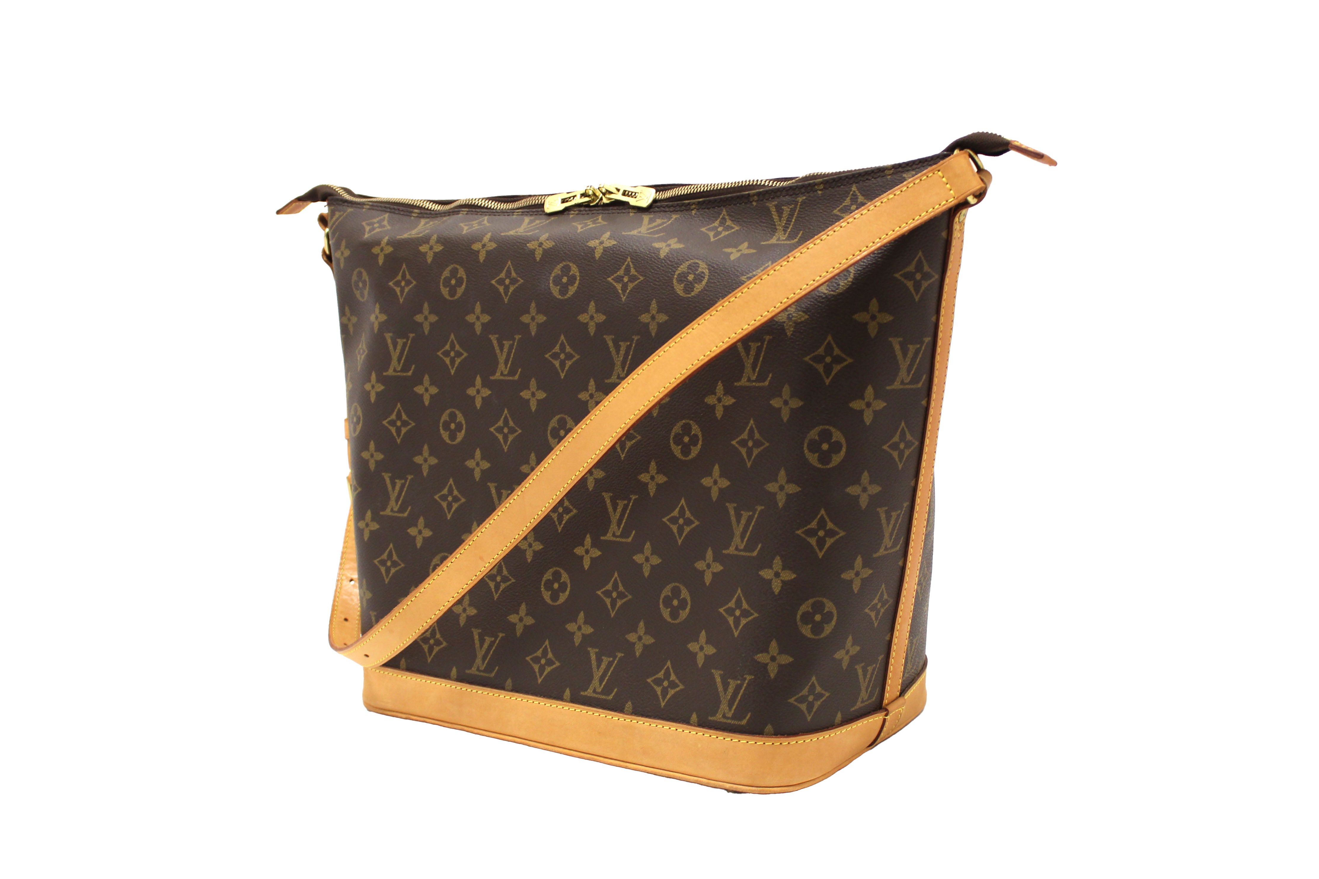 Authentic Louis Vuitton Limited Edition Classic Monogram Sharon Stone AMFAR Vanity Three Shoulder Bag