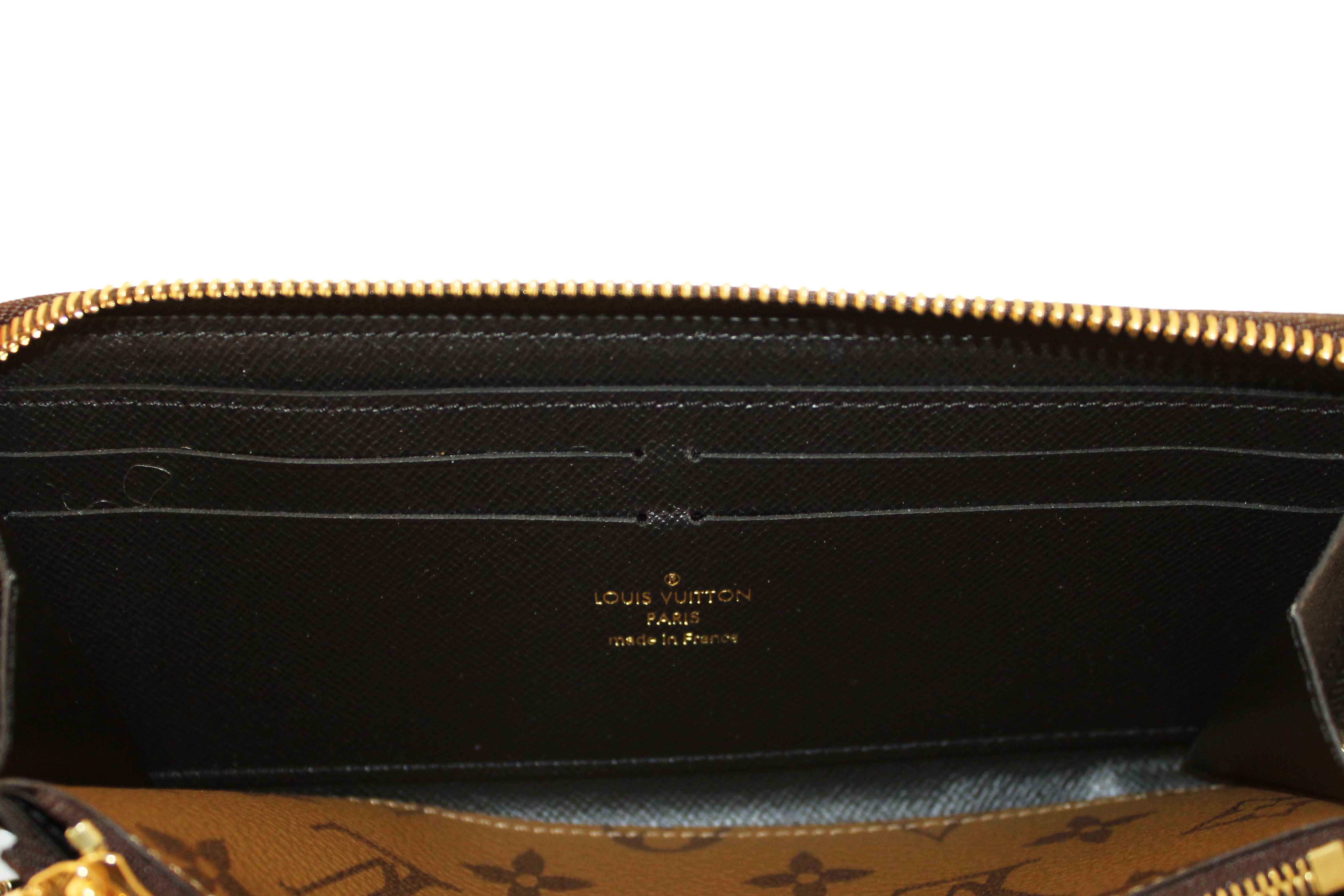 Authentic Louis Vuitton Monogram Reverse Canvas Clemence Wallet